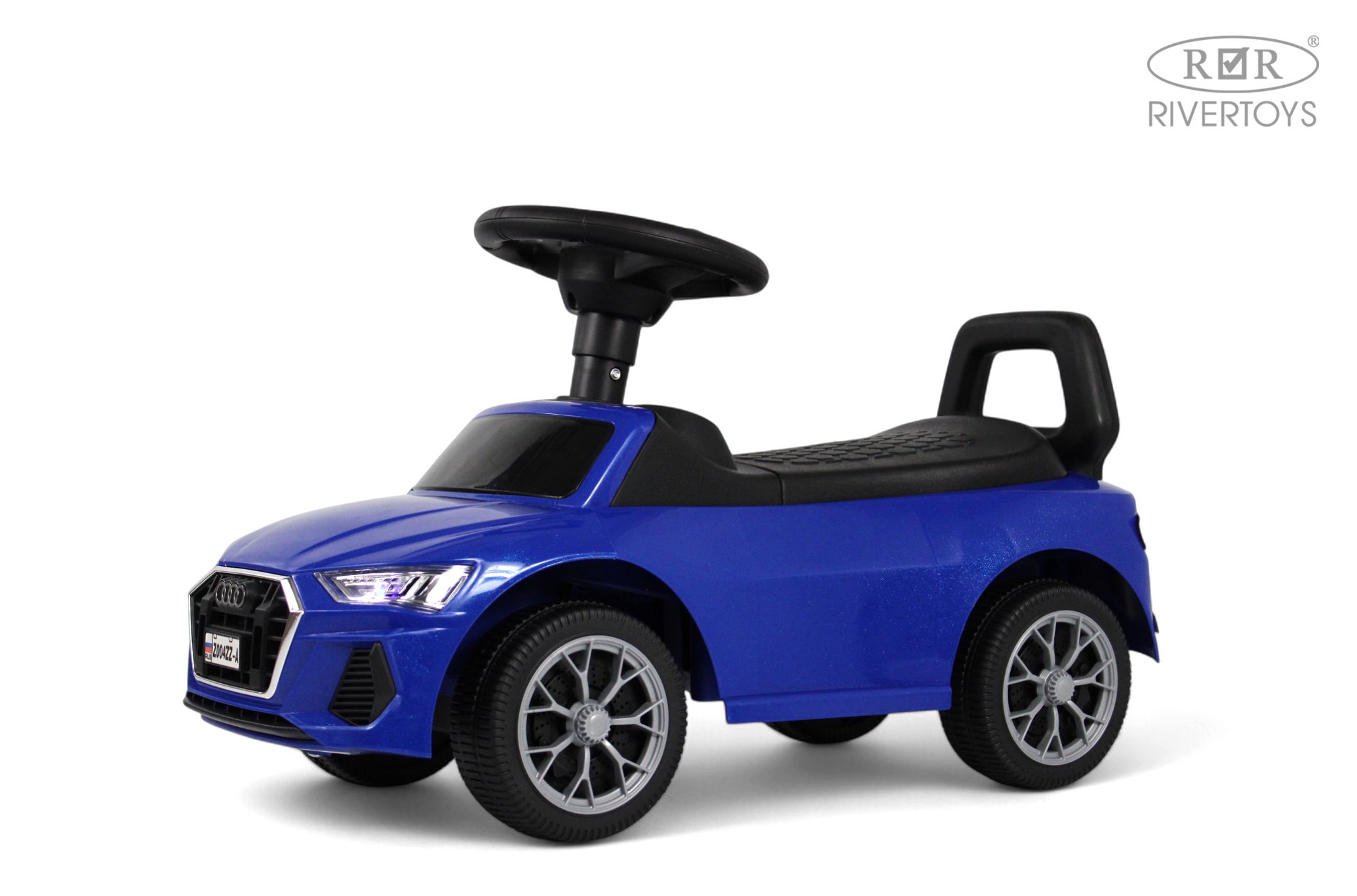 Каталка RIVERTOYS Z004ZZ-A-BLUE синий - фото 1