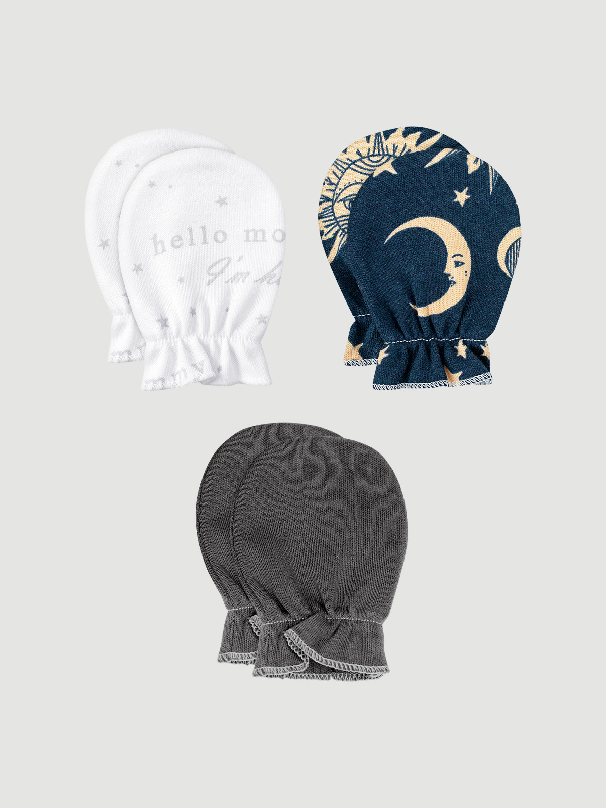 Антицарапки 3 пары Mjolk 331183 - фото 1