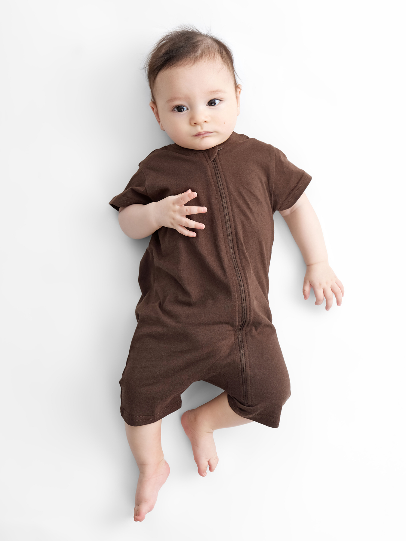 Песочник Happy Baby цвет коричневый страна производства Китай ⚡️ заказать за 1832 ₽ в интернет-магазине Детский мир. Размеры в наличии 68, 80, 92. Бесплатная доставка. Читайте отзывы, характеристики, смотрите 15 фото 88294_dark brown 88294_dark brown - фото 1