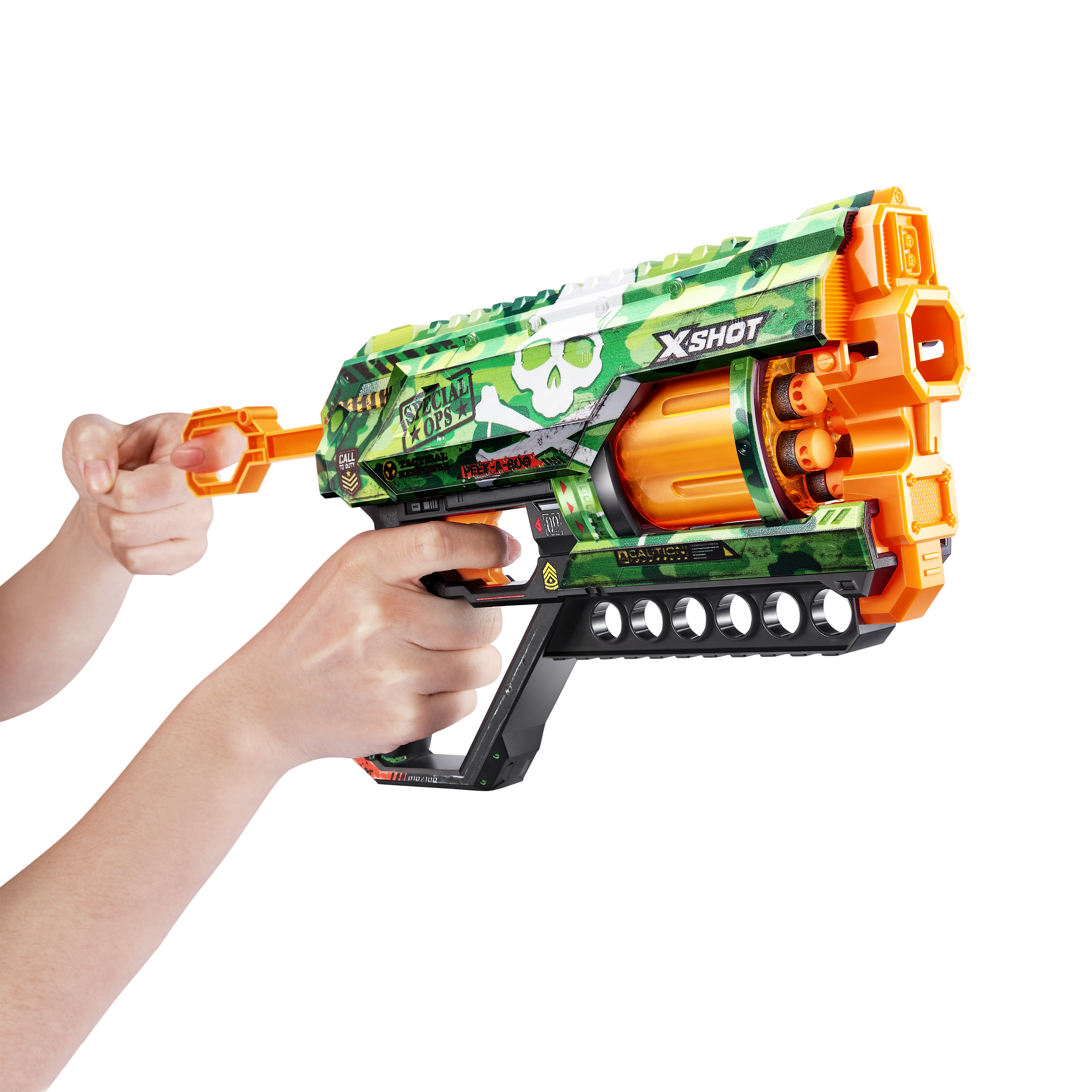 Бластер Zuru XSHOT  Skins Грифер Камуфляж - фото 8