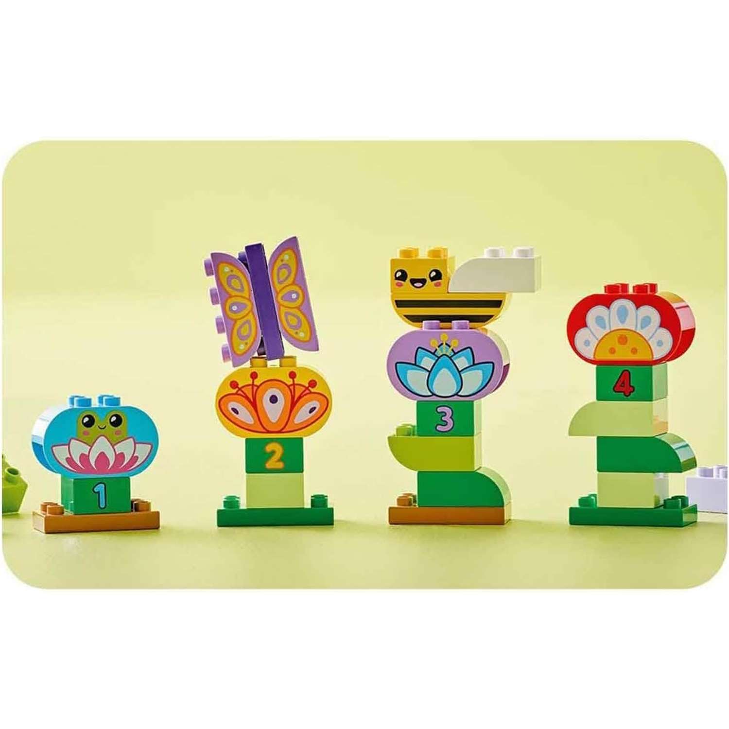 Конструктор LEGO DUPLO Креативный цветочный сад блочный - фото 6