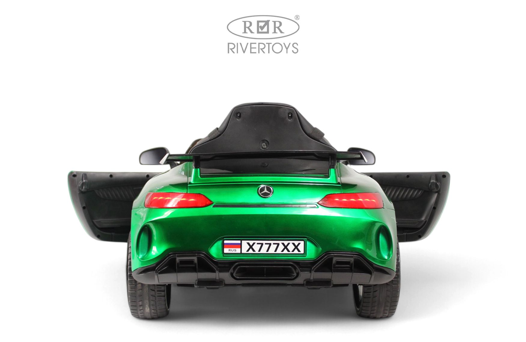 Электромобиль RIVERTOYS Mercedes X777XX-AMG-GREEN-GLANEC С пультом ДУ - фото 14