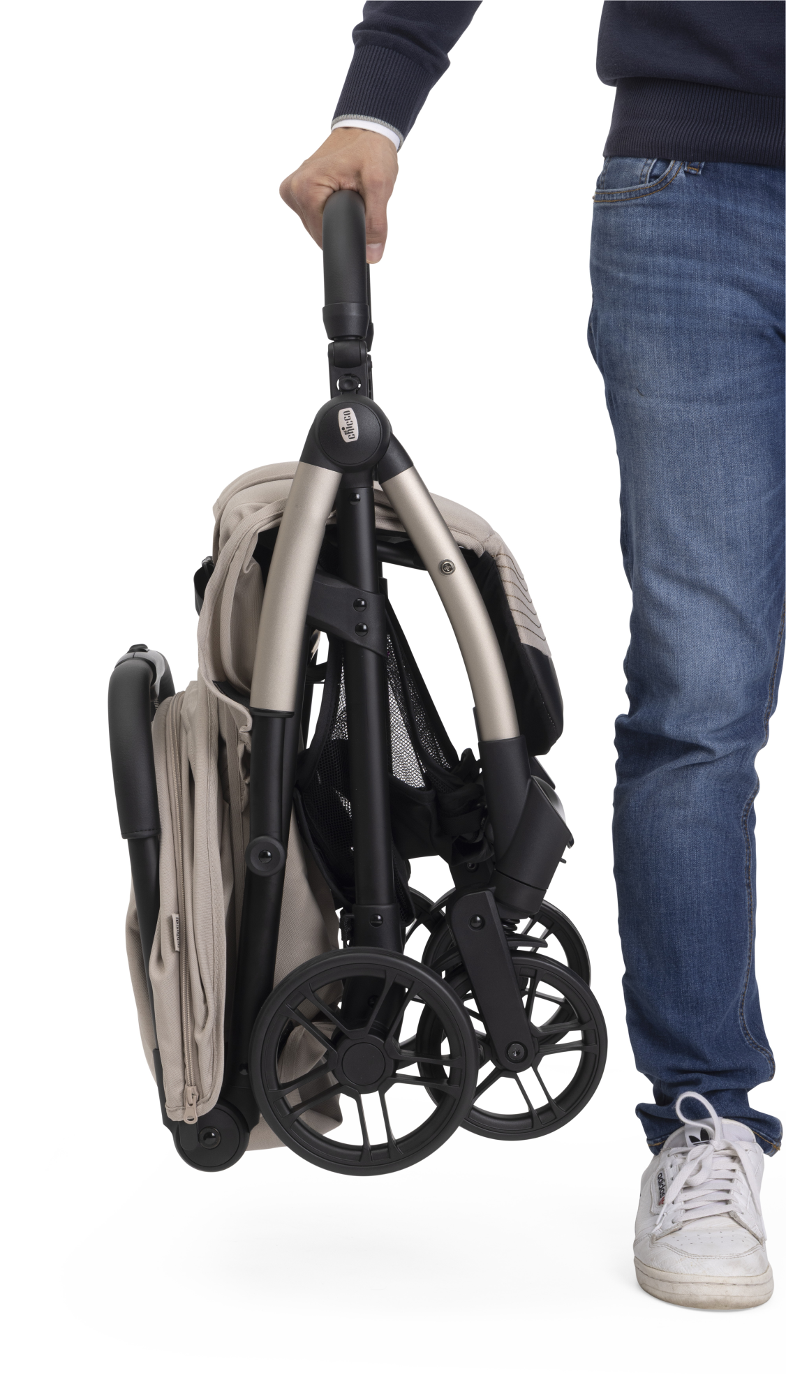 Коляска прогулочная Chicco бежевый - фото 13