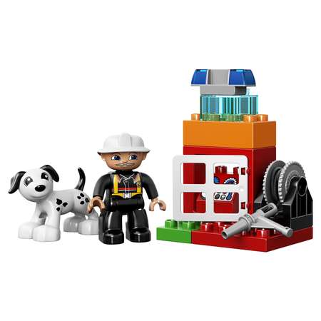 Конструктор LEGO DUPLO Пожарный катер блочный
