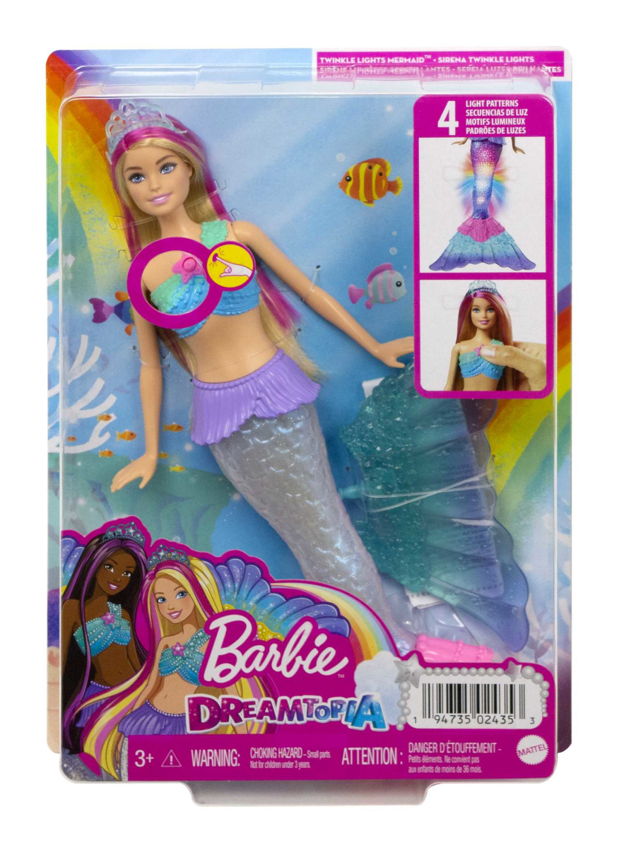 Кукла модельная Barbie Dreamtopia HDJ36 русалка Малибу высота 35 см HDJ36/HDJ35 - фото 4