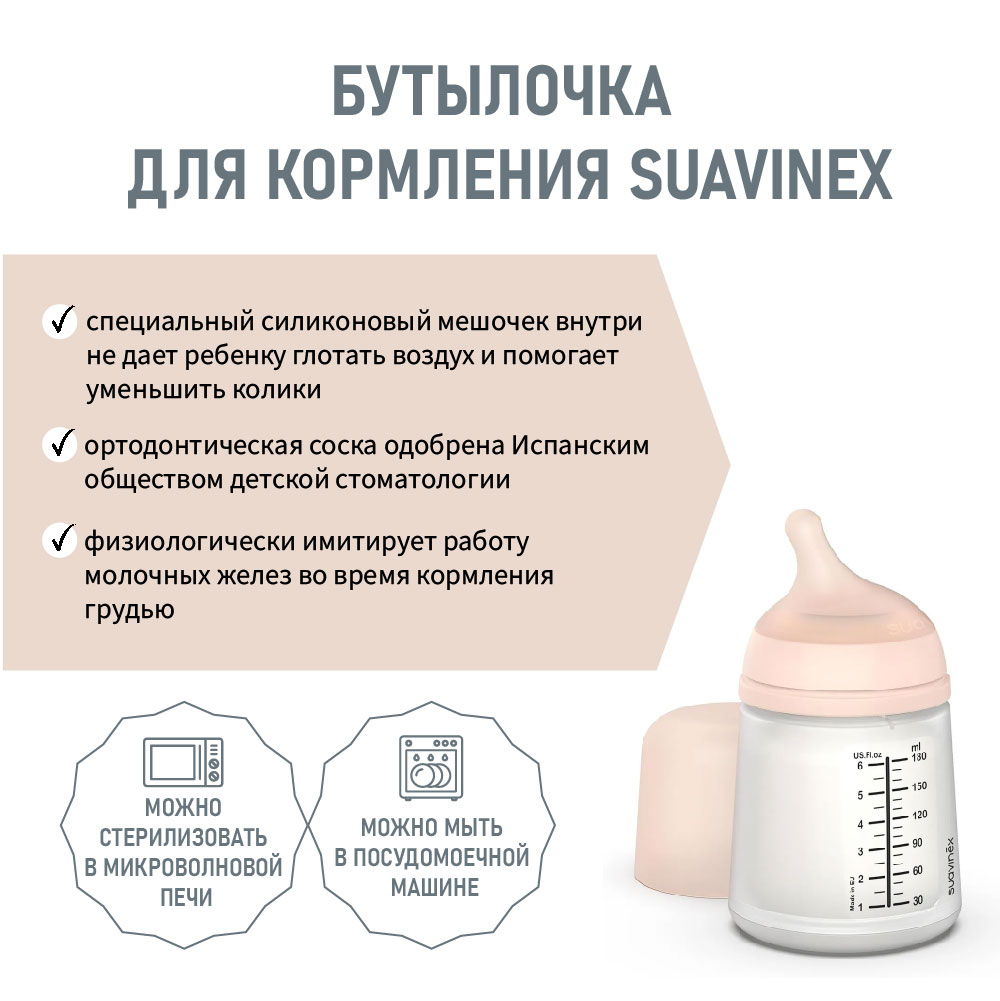 Бутылочка Suavinex 180 мл - фото 4