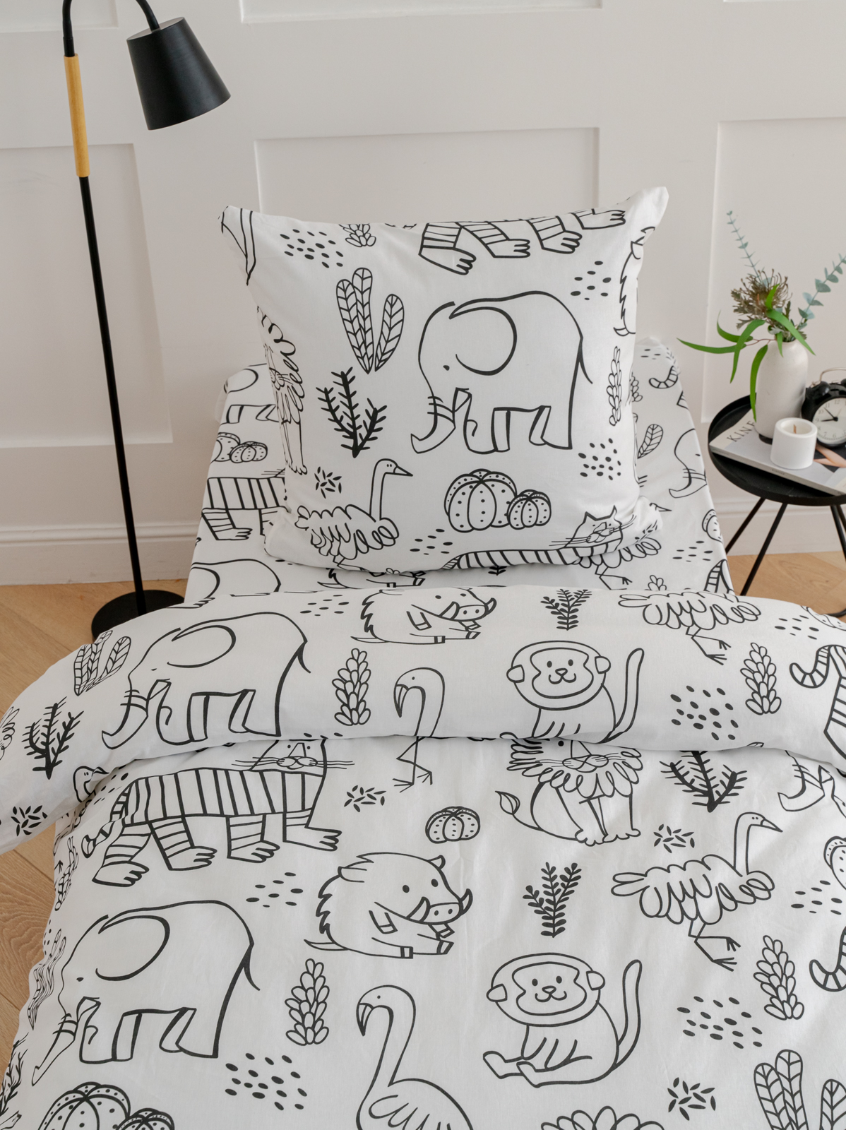 Комплект постельного белья Павлинка Звери полутораспальный - фото 5