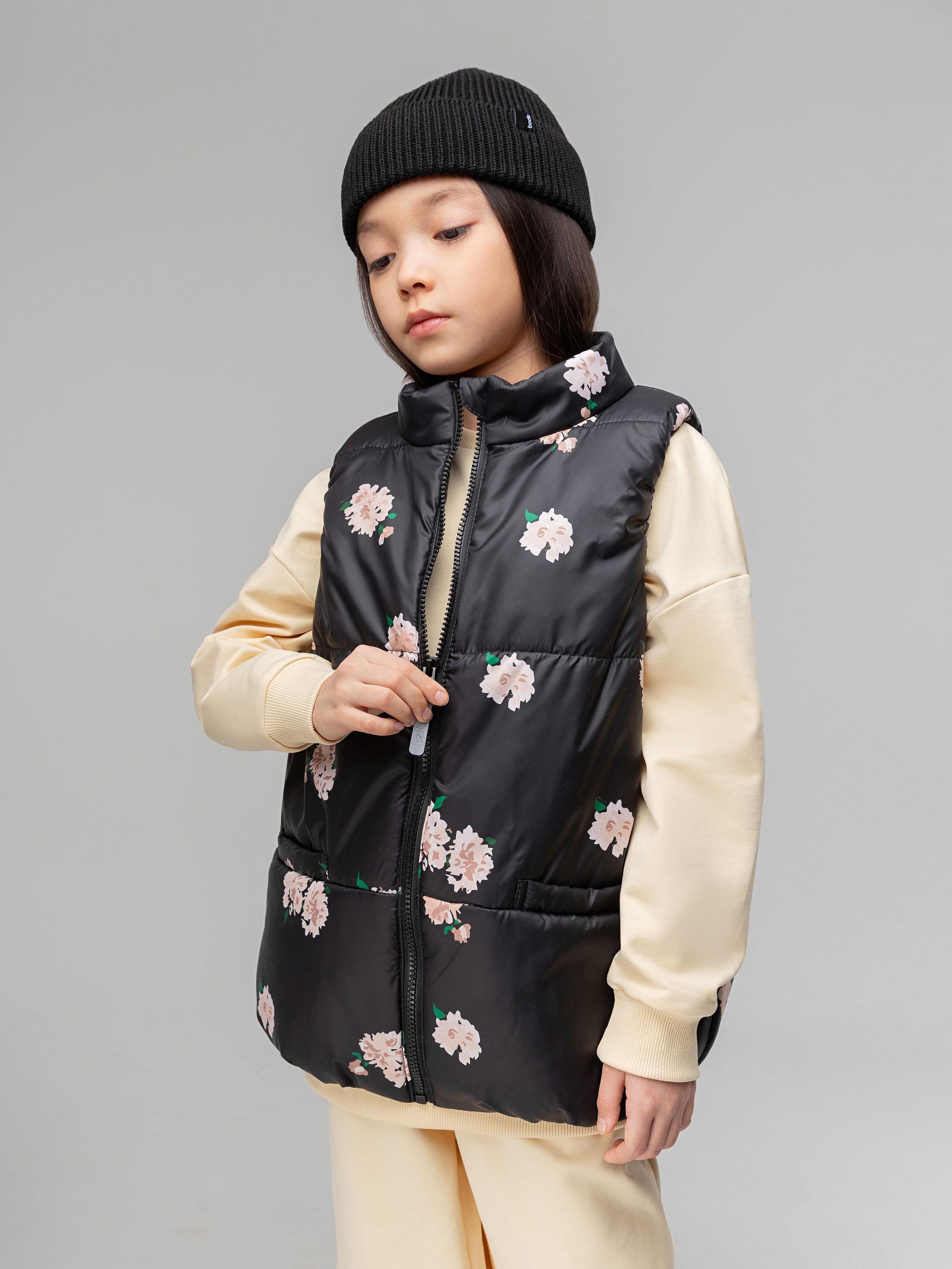 Жилет Bodo 14-84MU_черный (розовый) - фото 5