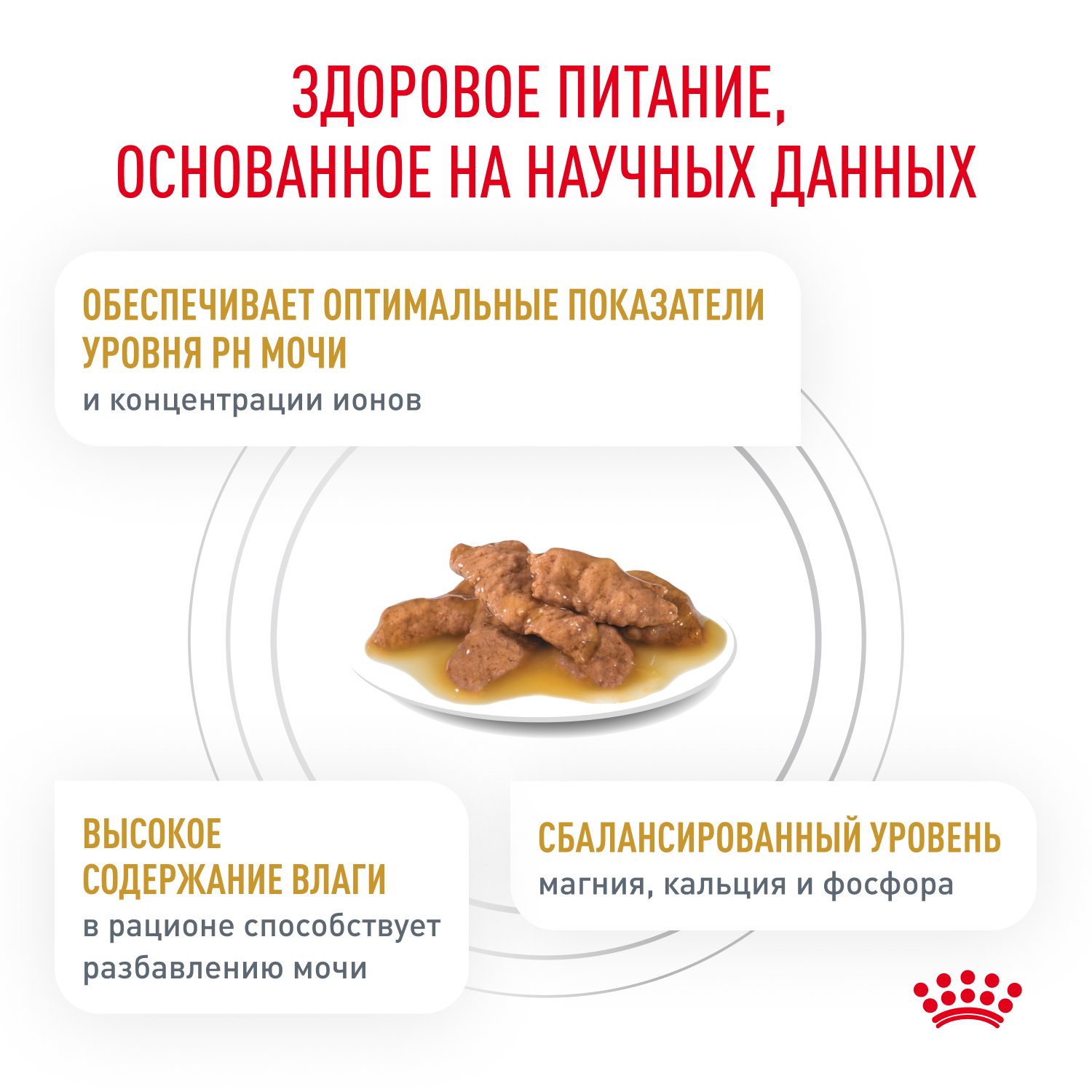 Корм влажный для кошек ROYAL CANIN Urinary s/o при мочекаменной болезни паучи 85г - фото 3