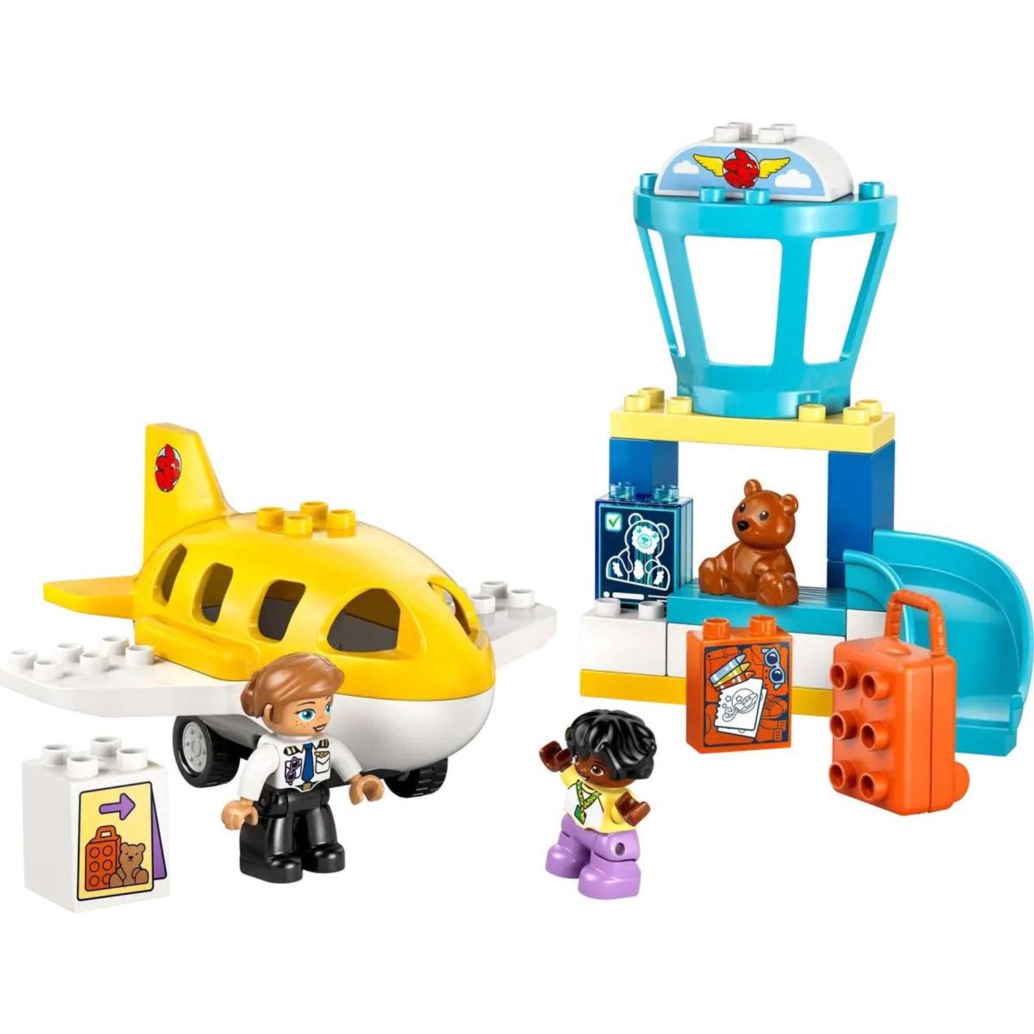 Конструктор LEGO DUPLO Первый раз в аэропорту блочный - фото 2