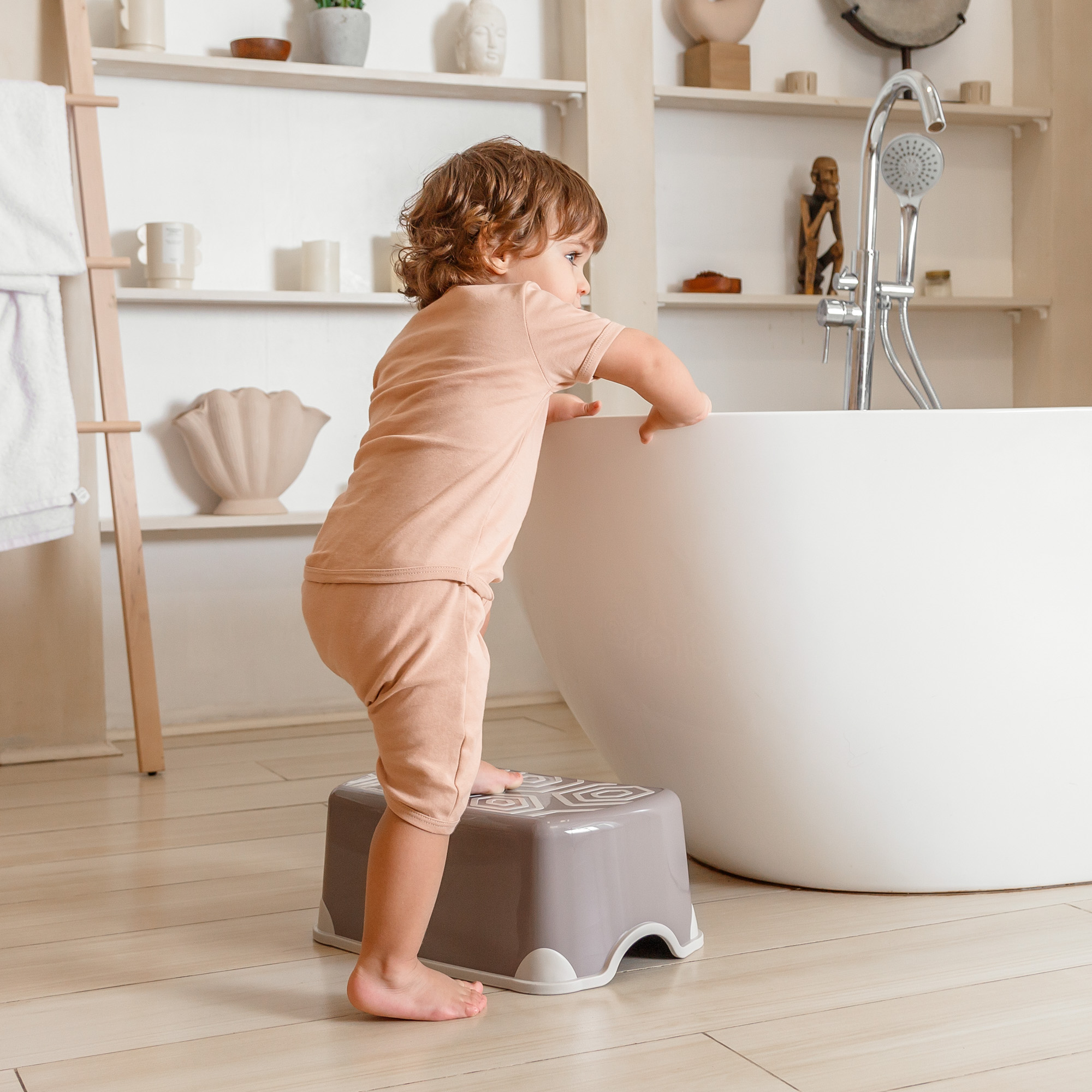 Подставка для ног AmaroBaby Moving up серая - фото 6