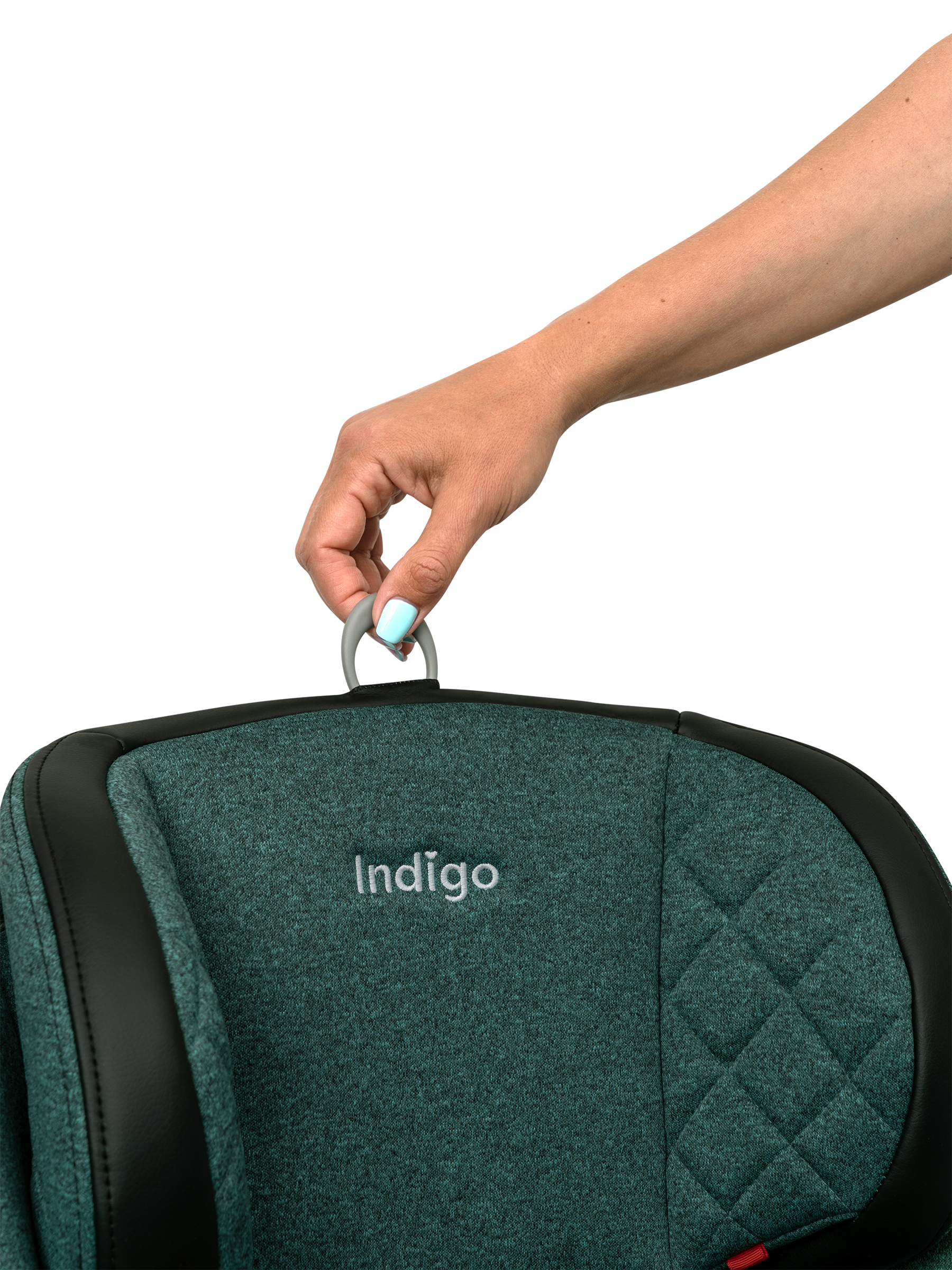 Автокресло Indigo Aero зеленый Isofix 0+/1/2/3 (0-36 кг) - фото 33