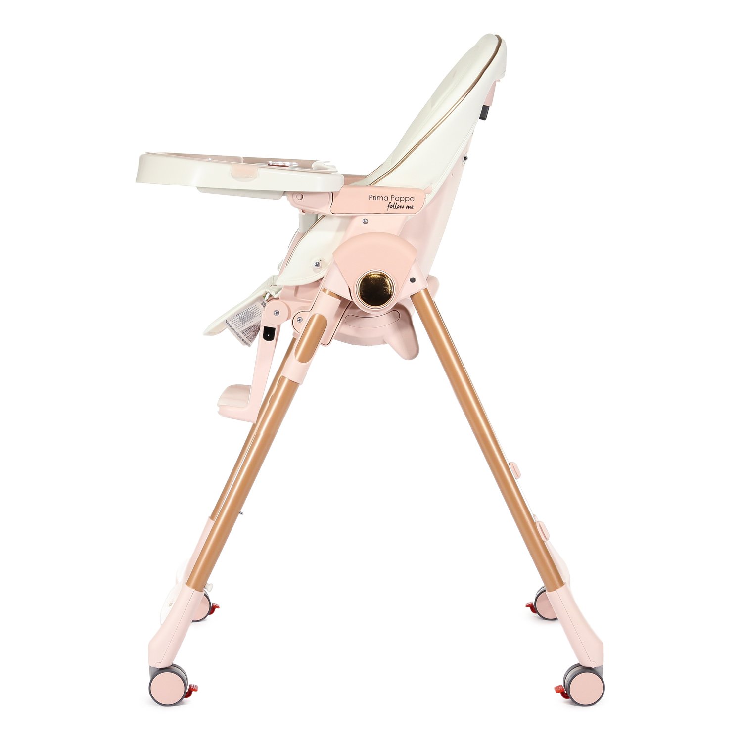 Стульчик для кормления Peg-Perego Prima Pappa Follow Me розовый - фото 3