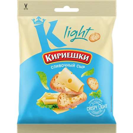 Сухарики Кириешки Light Сливочный сыр 33 г
