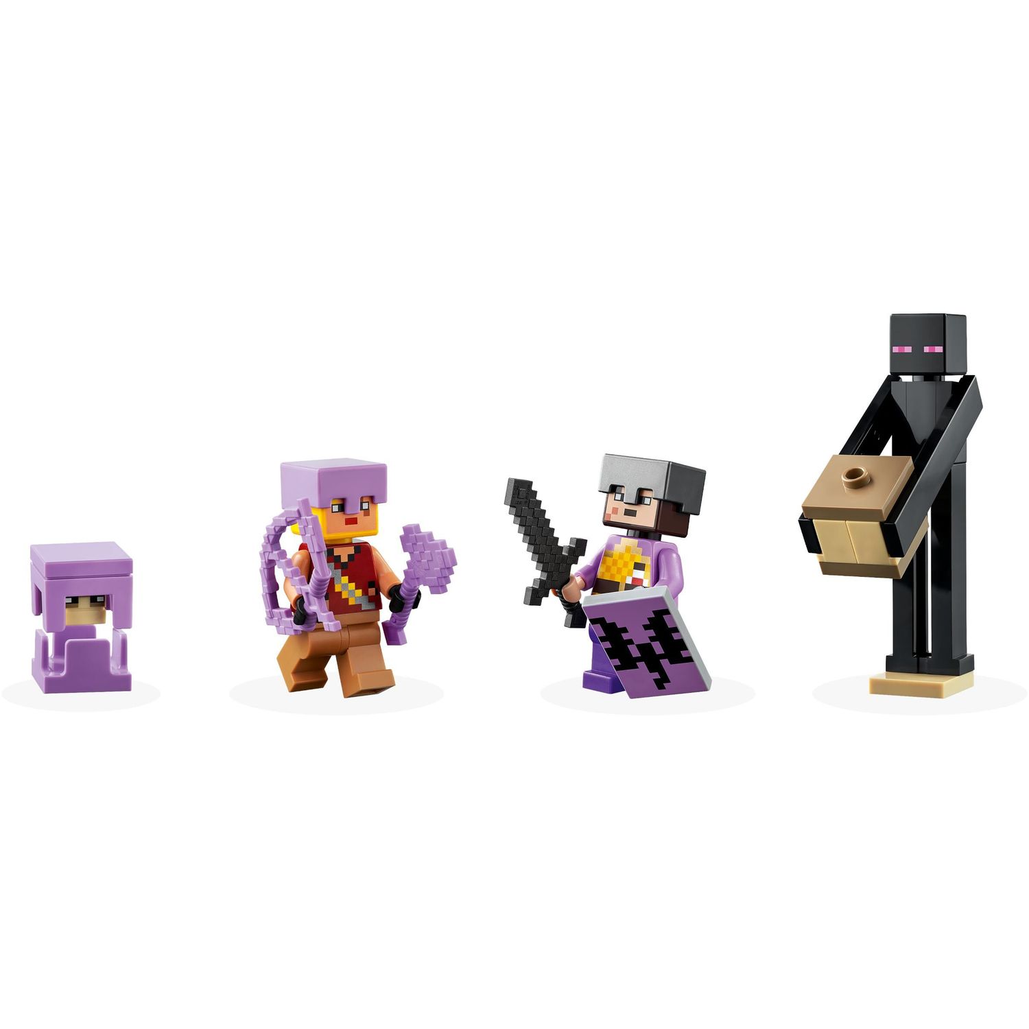 Конструктор LEGO Minecraft Конечная арена блочный - фото 6