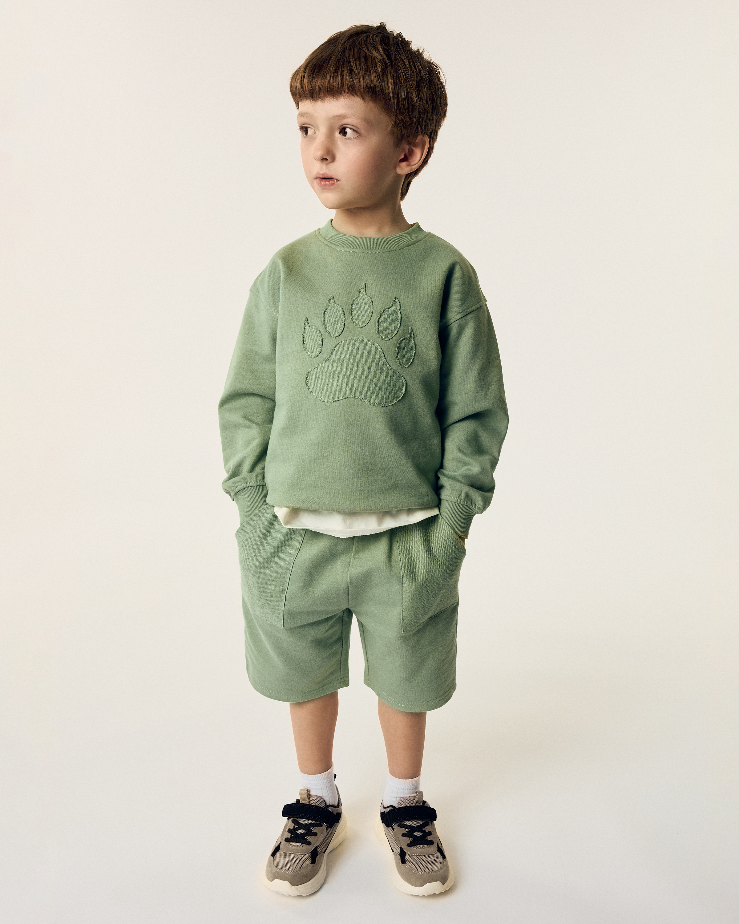 Изображение товара Шорты Futurino Fashion для мальчика, мятные, хлопок