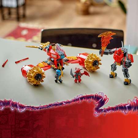 Конструктор LEGO NINJAGO Боевой робот Кая Всадник бури блочный