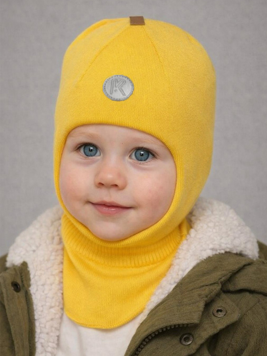 Шапка ПриКиндер U-Sp22547 Цвет: Жёлтый - фото 1