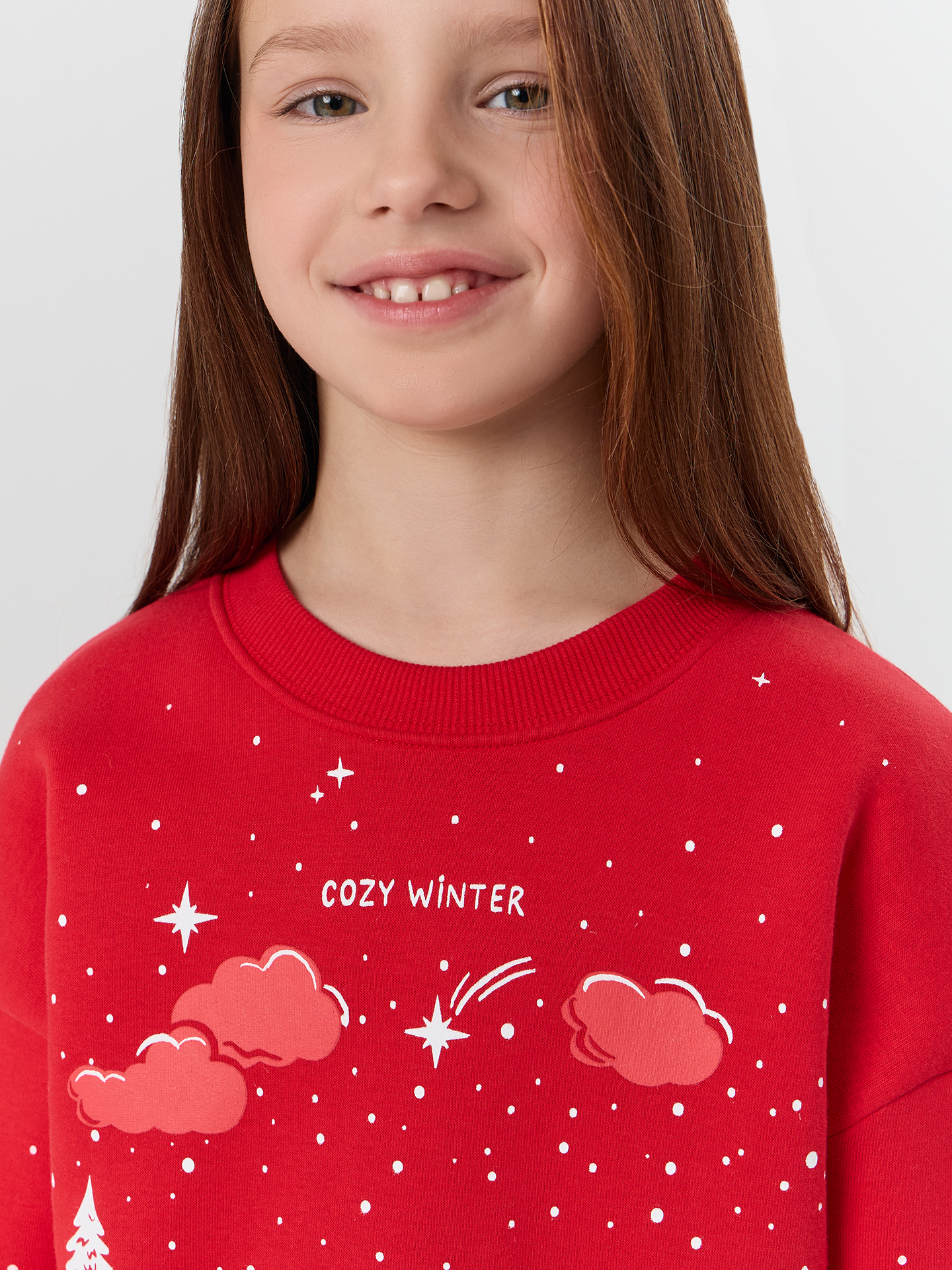 Свитшот Mark Formelle (Марк Формэль) 127897/1/красный +печать2 - фото 7