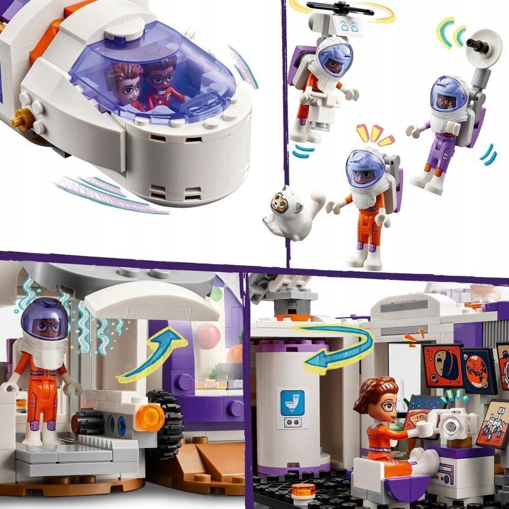 Конструктор LEGO Friends Ракета и база на Марсе 42605 - фото 4