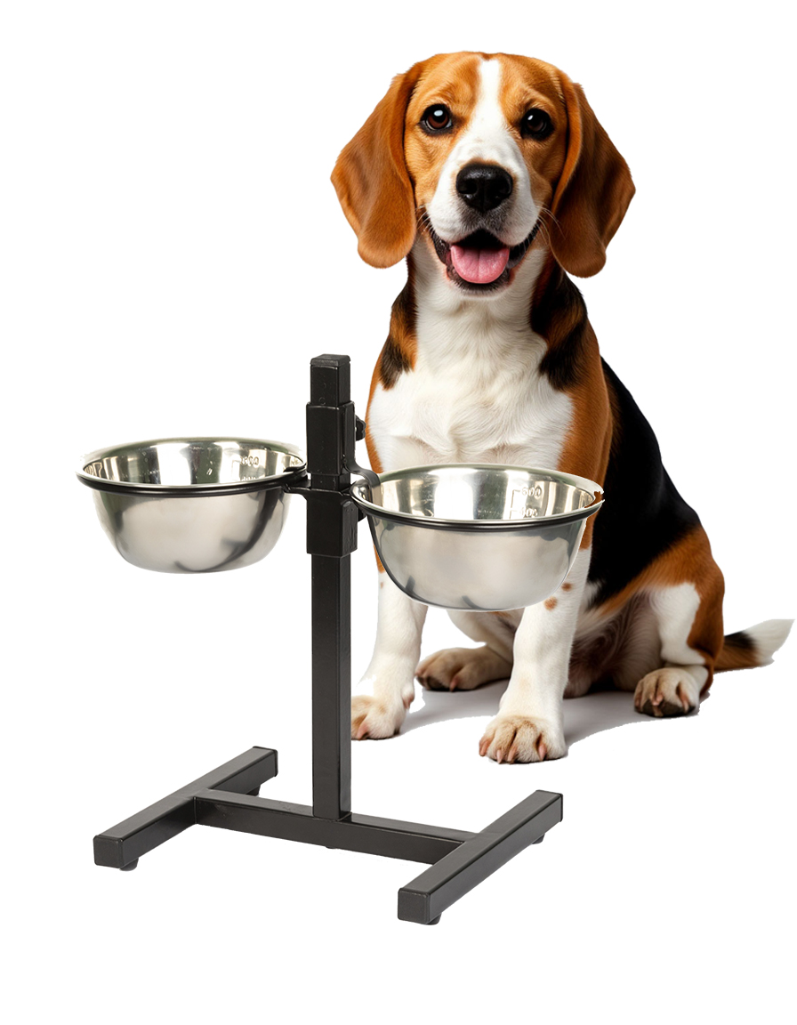 Подставка с 2 мисками INFILD по 1.0 литра - фото 1