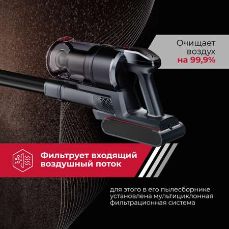 Вертикальный-пылесос Okami V90 Supreme цвет черный / серый