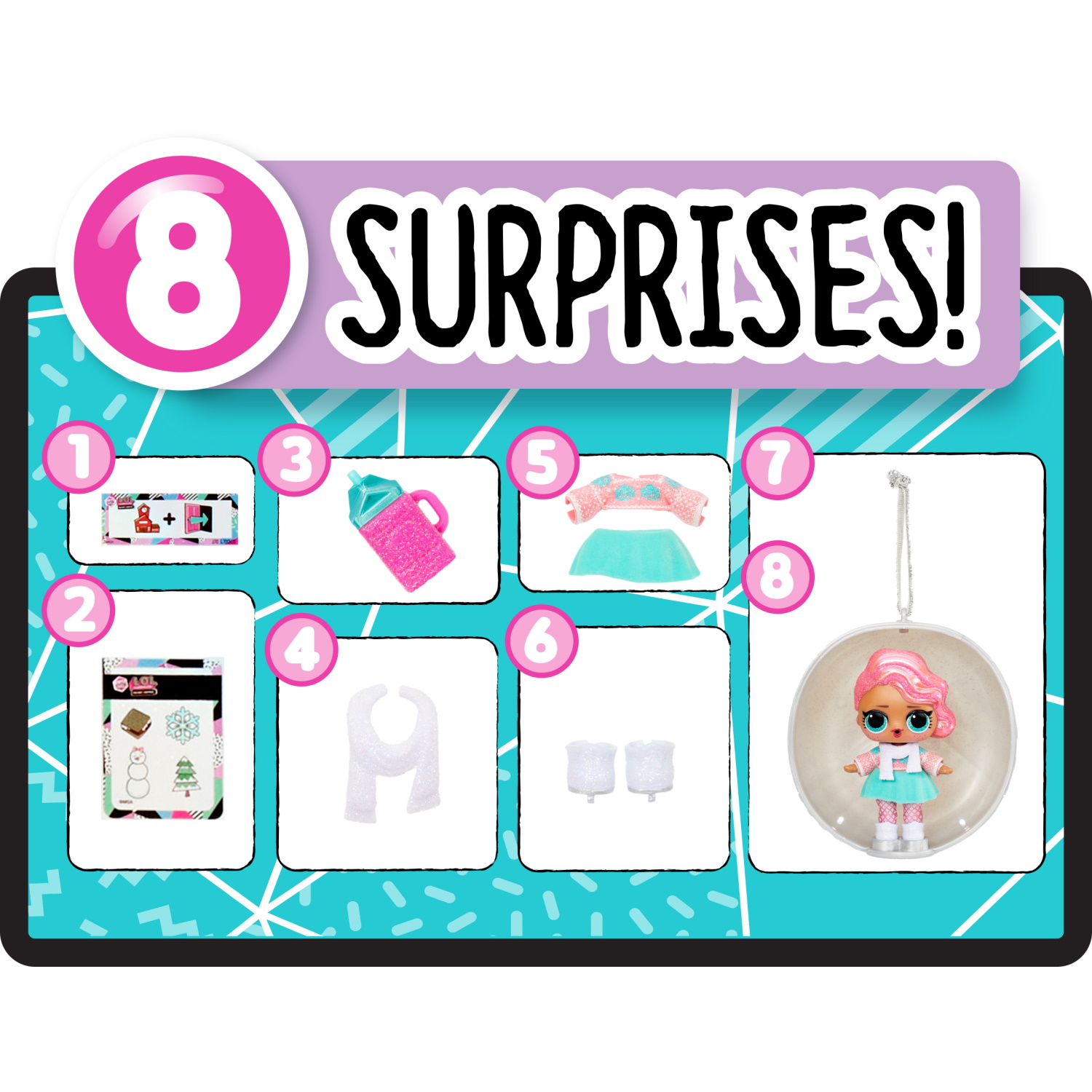 Кукла мини L.O.L. Surprise! Winter Chill Tots 576594EUC - фото 9