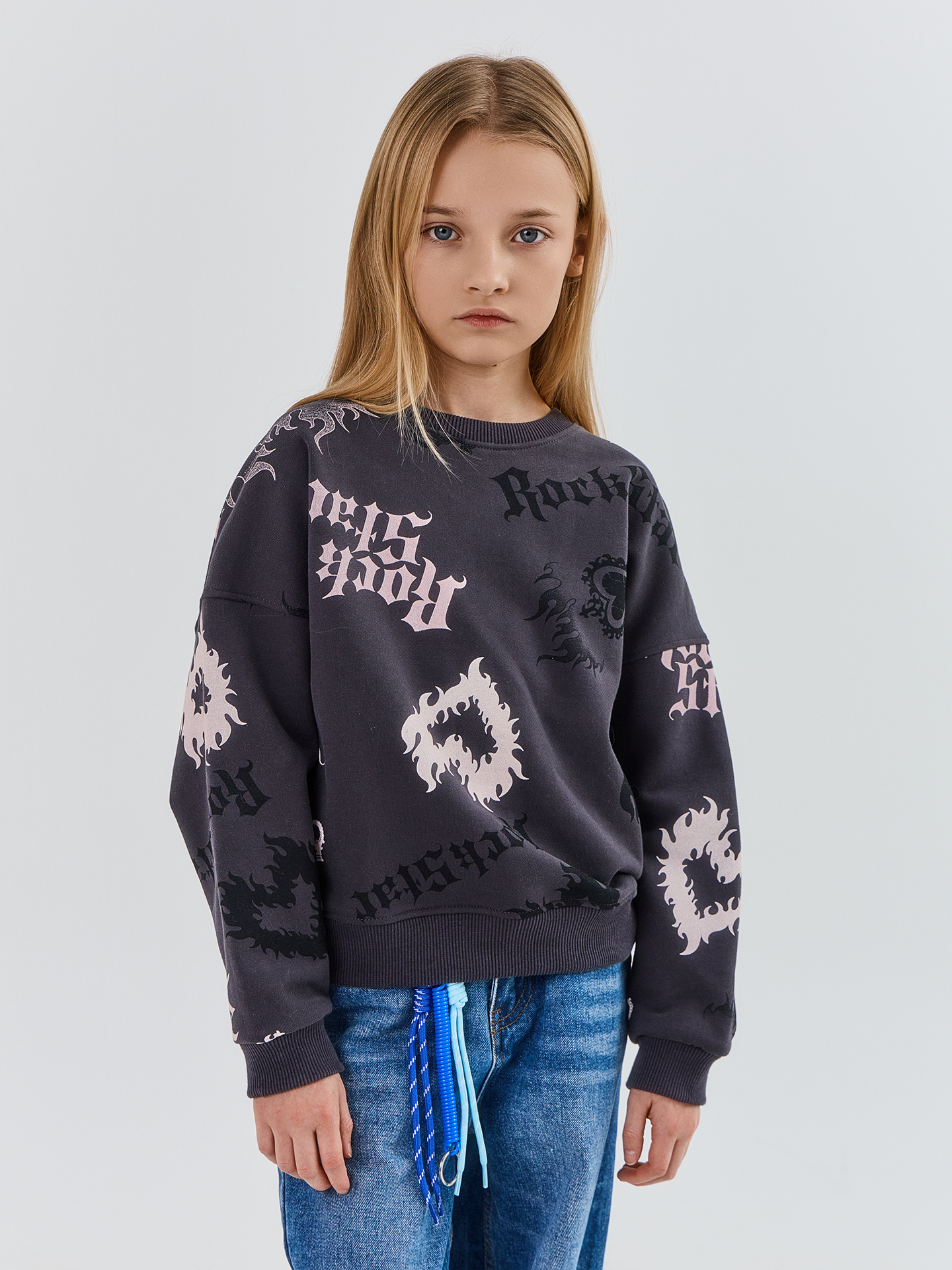 Изображение товара Свитшот Mark Formelle 128 прямой силуэт хлопок комфортный стильный