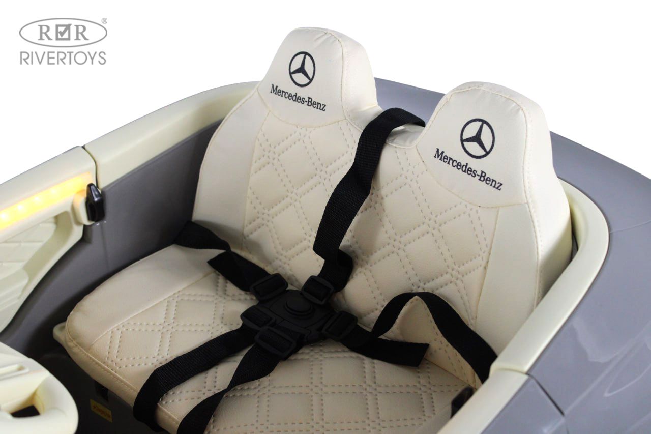 Электромобиль RIVERTOYS Mercedes М333БХ-GREY С пультом ДУ - фото 5