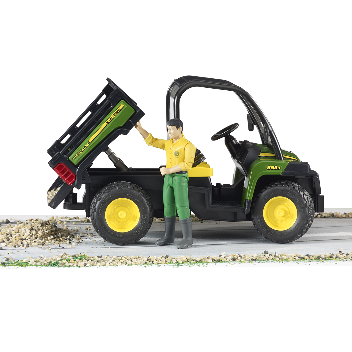 Грузовик Bruder John Deere Gator XUV 855D 1:16 02490 - фото 4