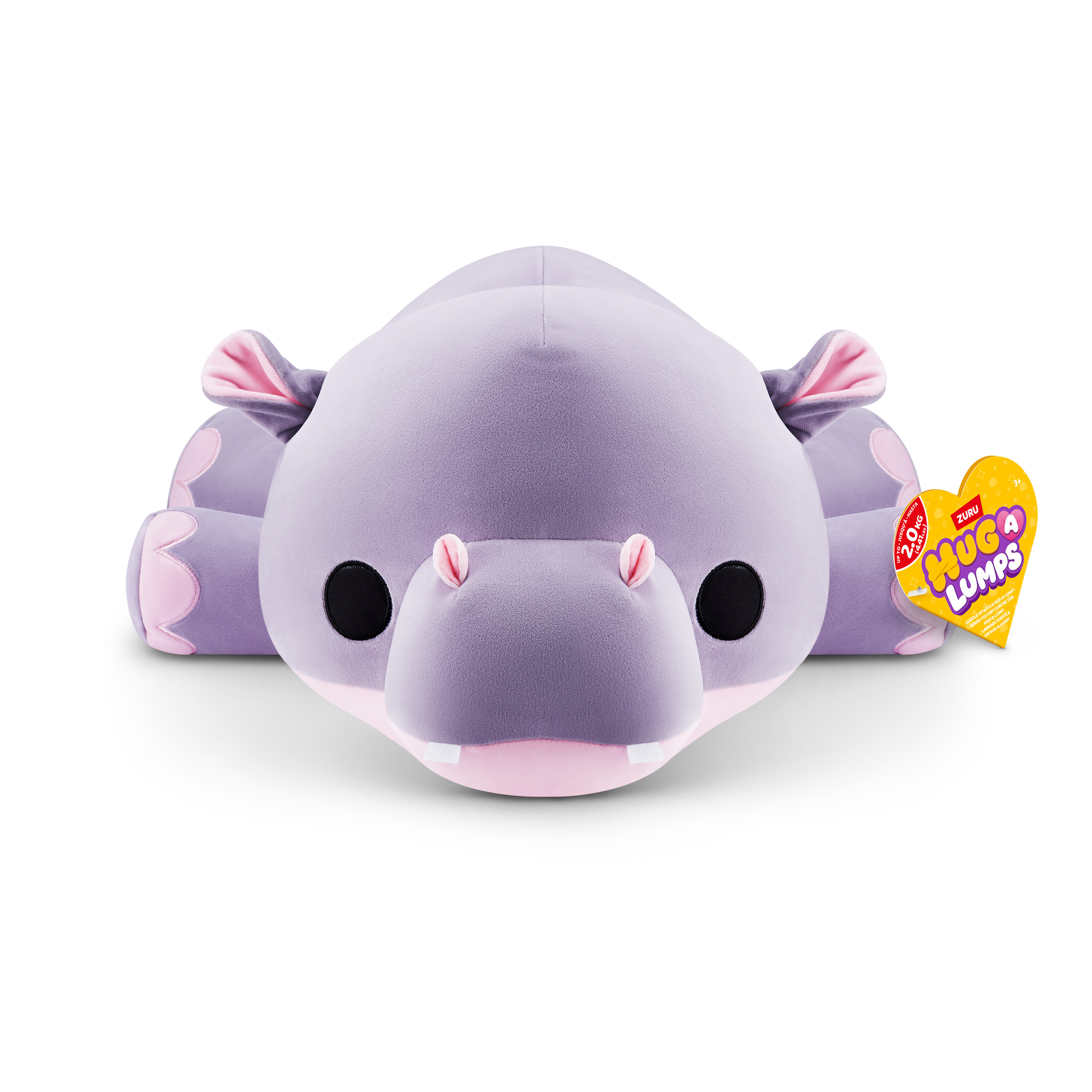Игрушка мягкая Zuru HUG A LUMPS Series 2 L Бегемот 14902A - фото 8