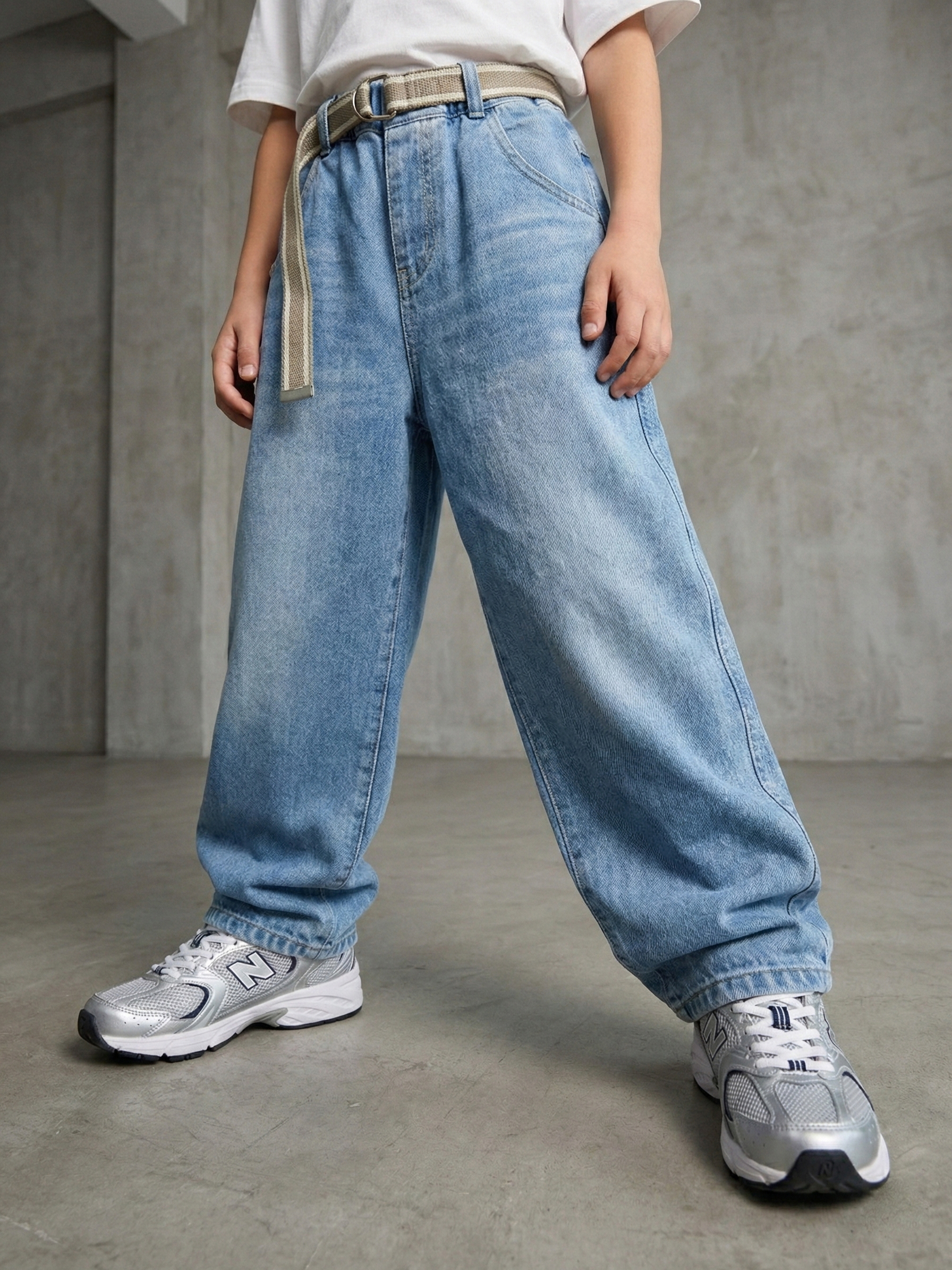 Джинсы-бананы СИНИЙ МИР R139A-IL - фото 15