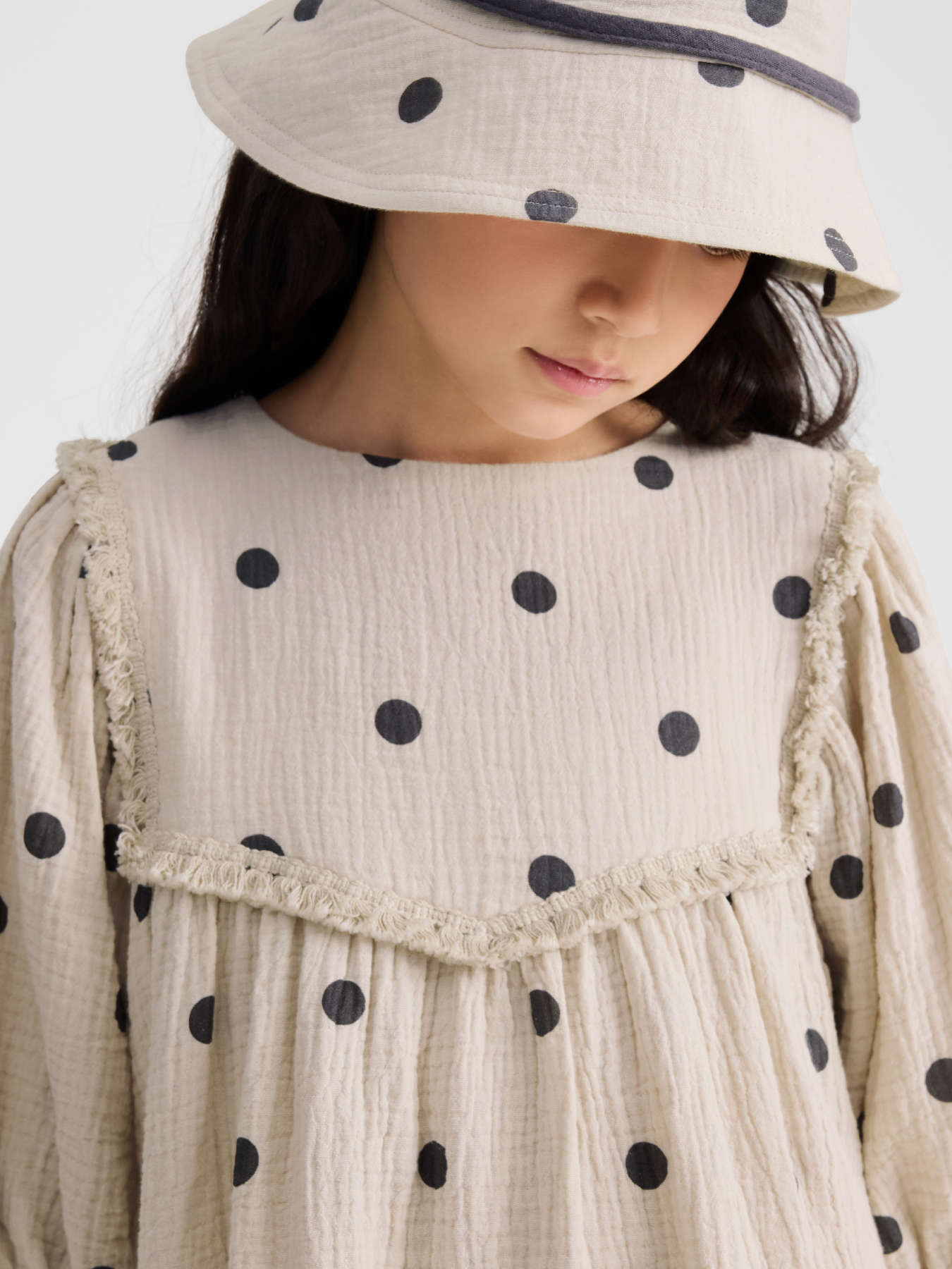 Платье Happy Baby 88132-1_beige-with-dots - фото 9