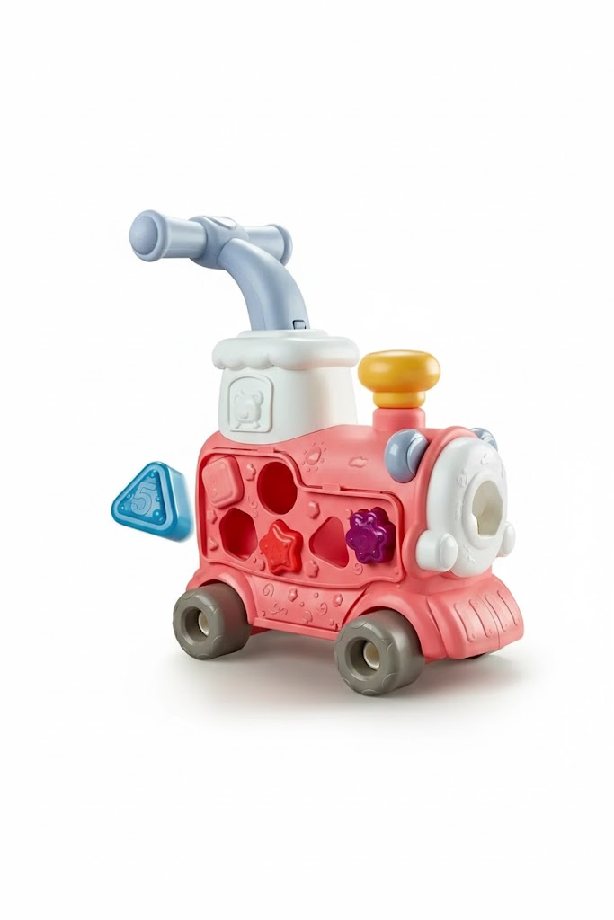 Каталка LANSI WORLD розовый - фото 7