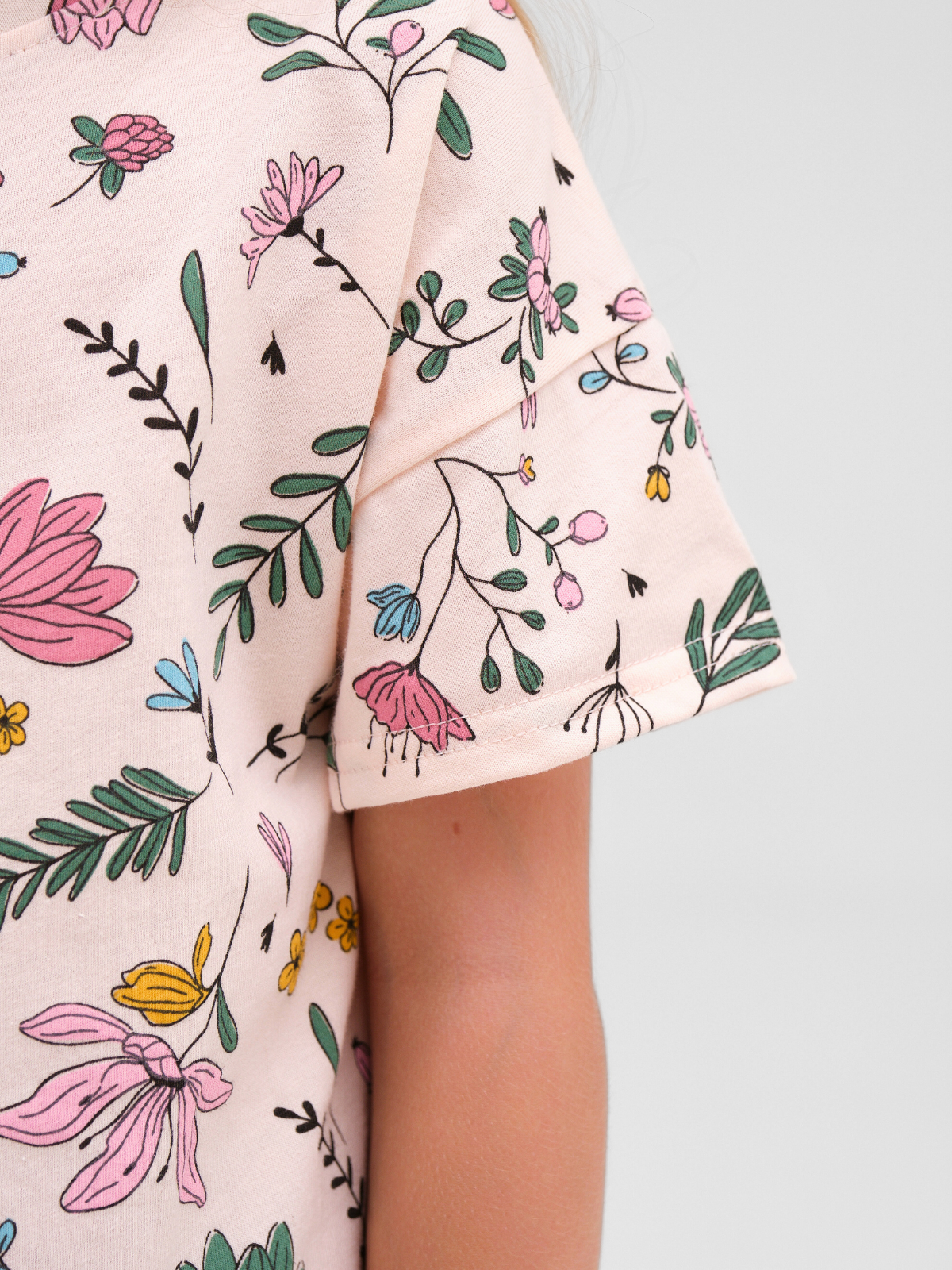 Футболка 3 шт Jelly Whale S23T01-3-Milk-Pd-Lil - фото 12