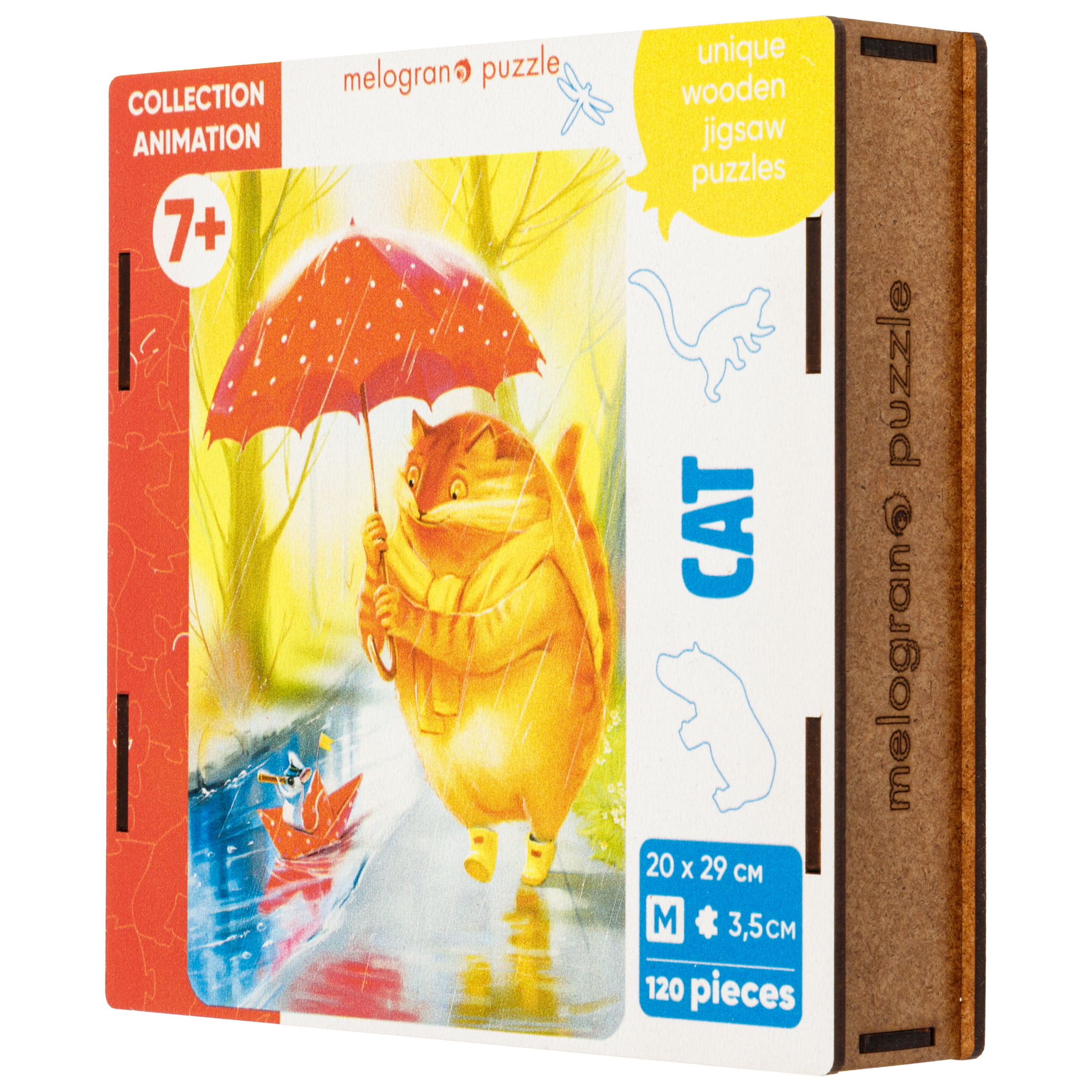 Пазл Melograno puzzle деревянный - фото 5