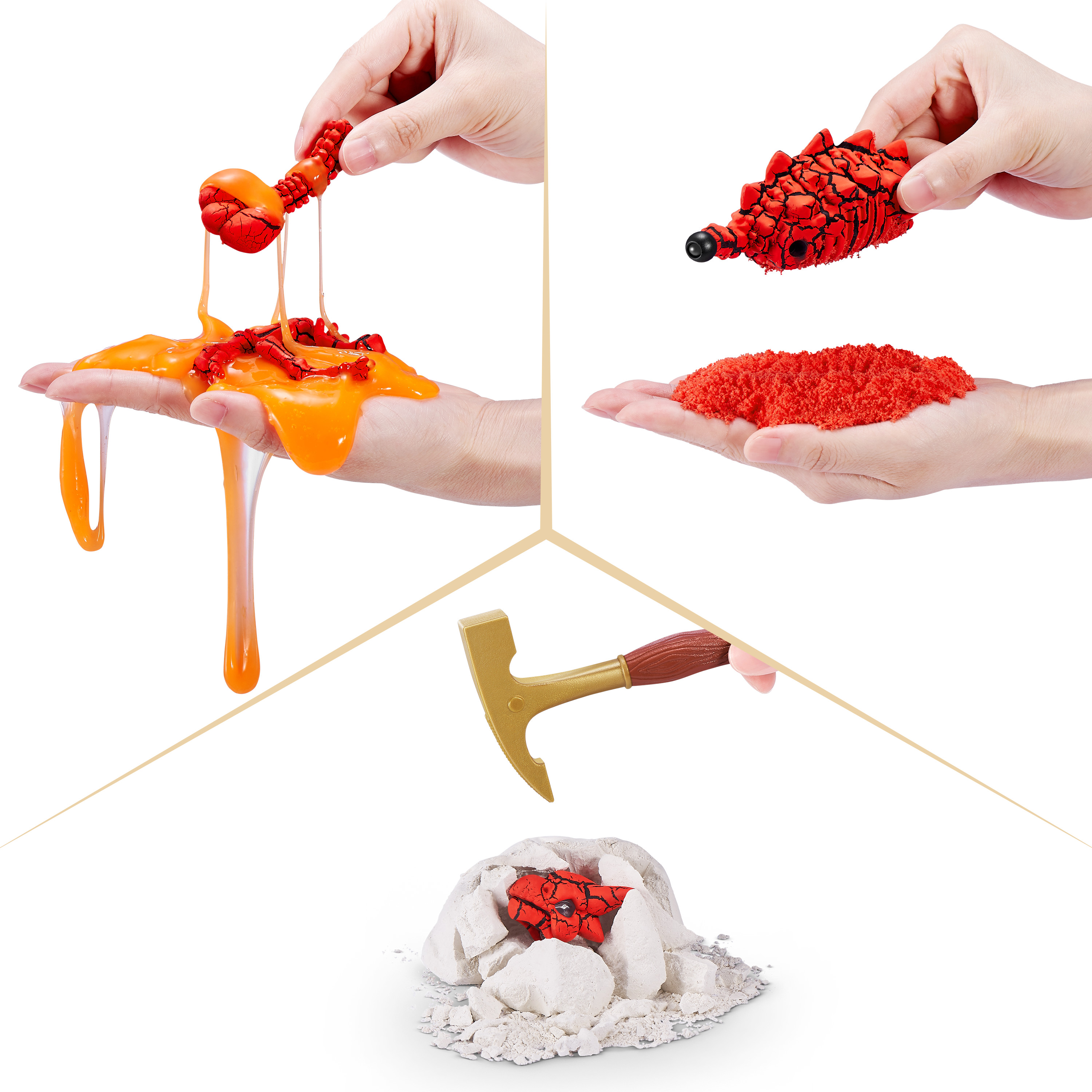 Набор для раскопок Zuru ROBO ALIVE Dino Fossil Volcano - фото 9