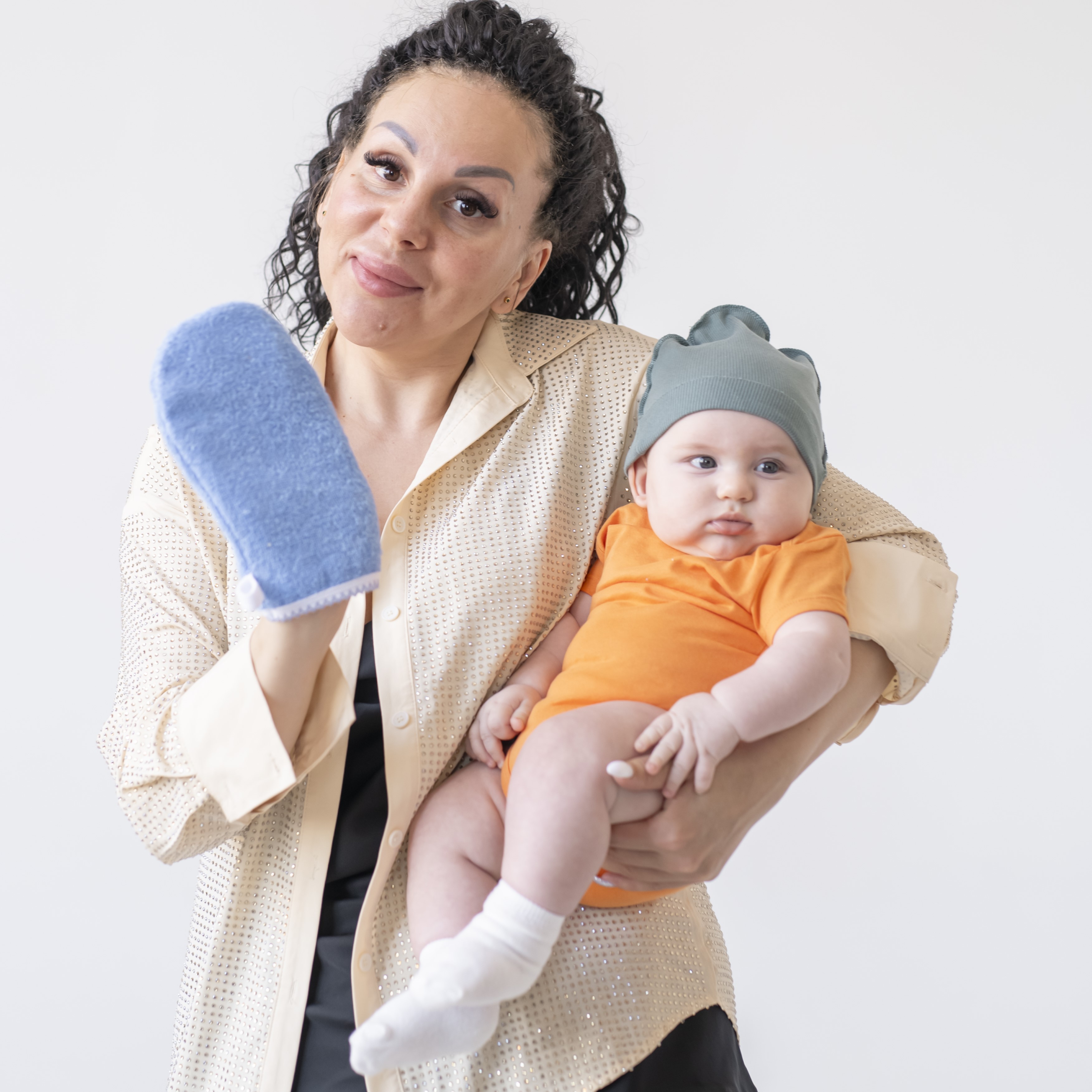 Рукавичка, мочалка Uviton махровая в ассортименте - фото 3