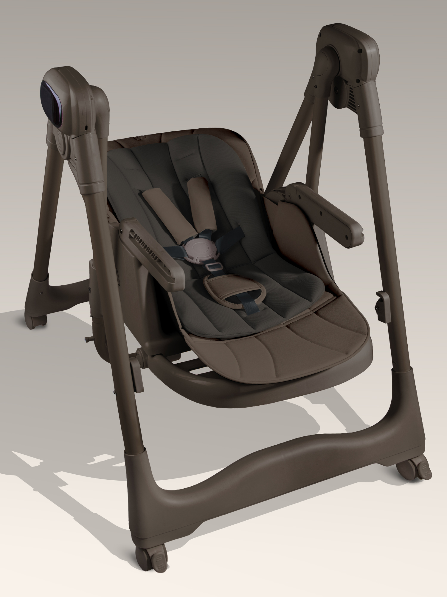 Стульчик для кормления Amarobaby Legacy коричневый - фото 27