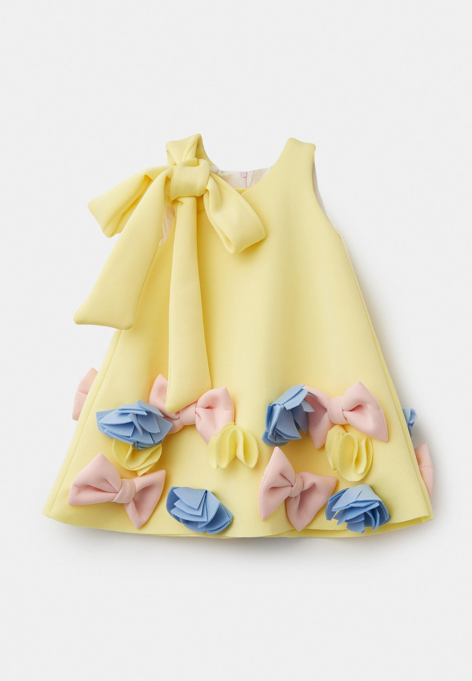 Платье Niffario TFPC20109W01-желтый - фото 6