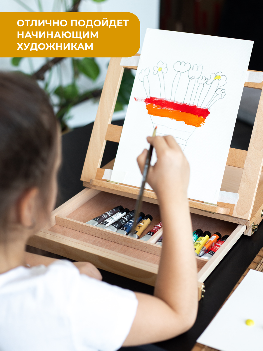 Набор для рисования Малевичъ подарочныйнабор картина гуашью - фото 7