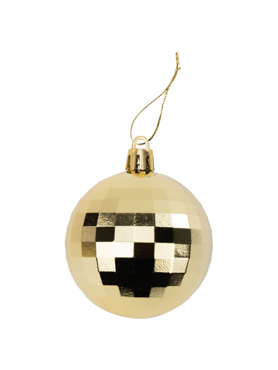 Елочные игрушки Золотая сказка диско шары набор 4 шт - фото 4