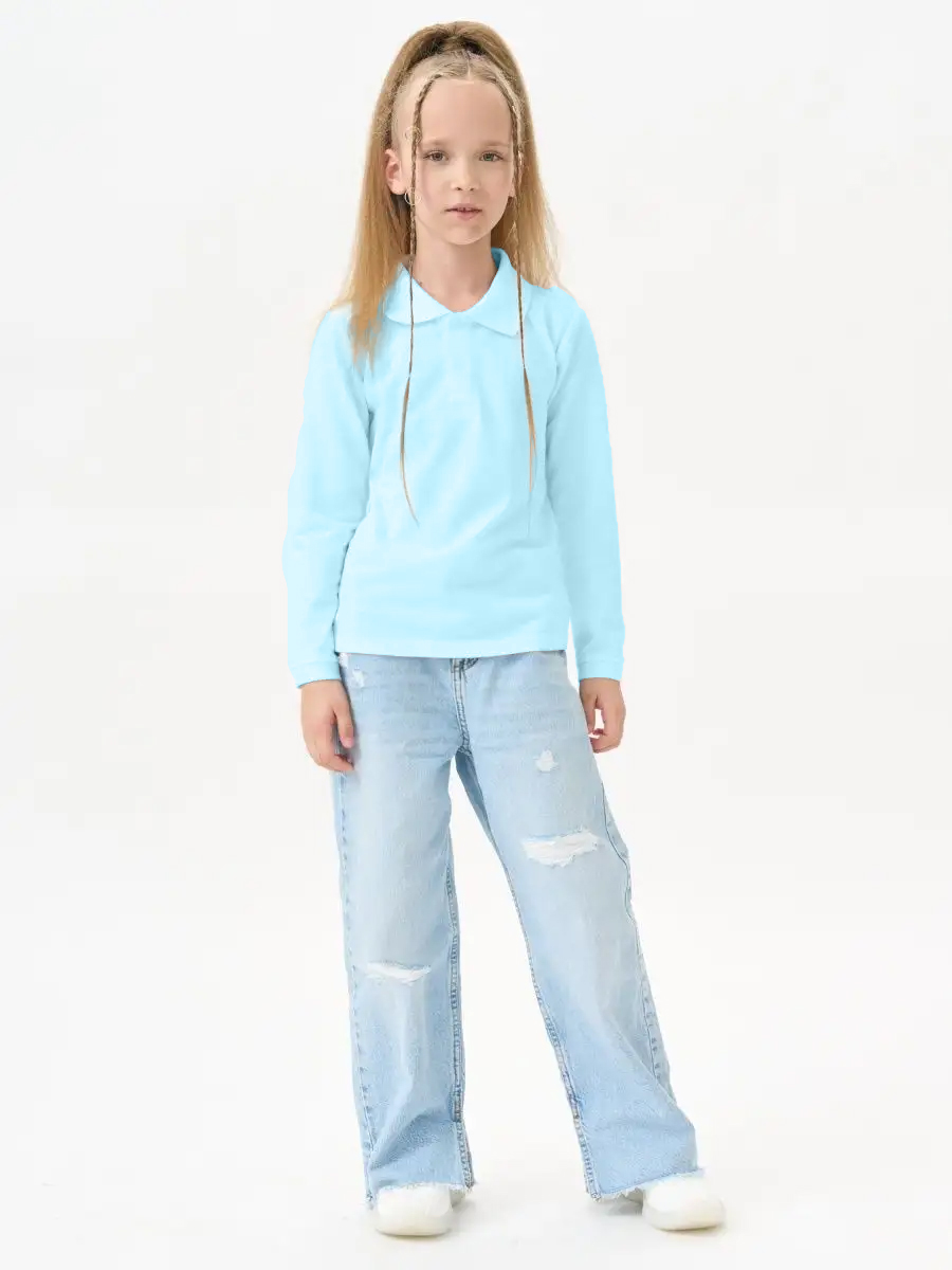 Поло UZCOTTON UZ-P-K-L/Небо - фото 6