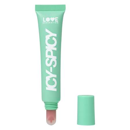 Блеск-плампер для губ Love Generation Icy-spicy глянцевый с эффектом увеличения объема губ тон 01 бежевый 7мл