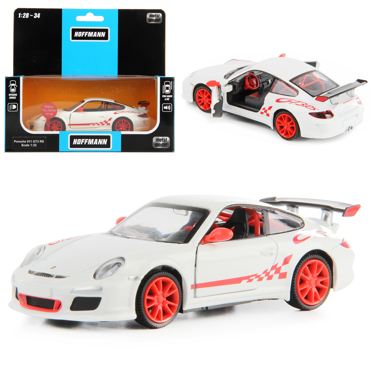 Автомобиль HOFFMANN Porsche 1:32 129659 - фото 7
