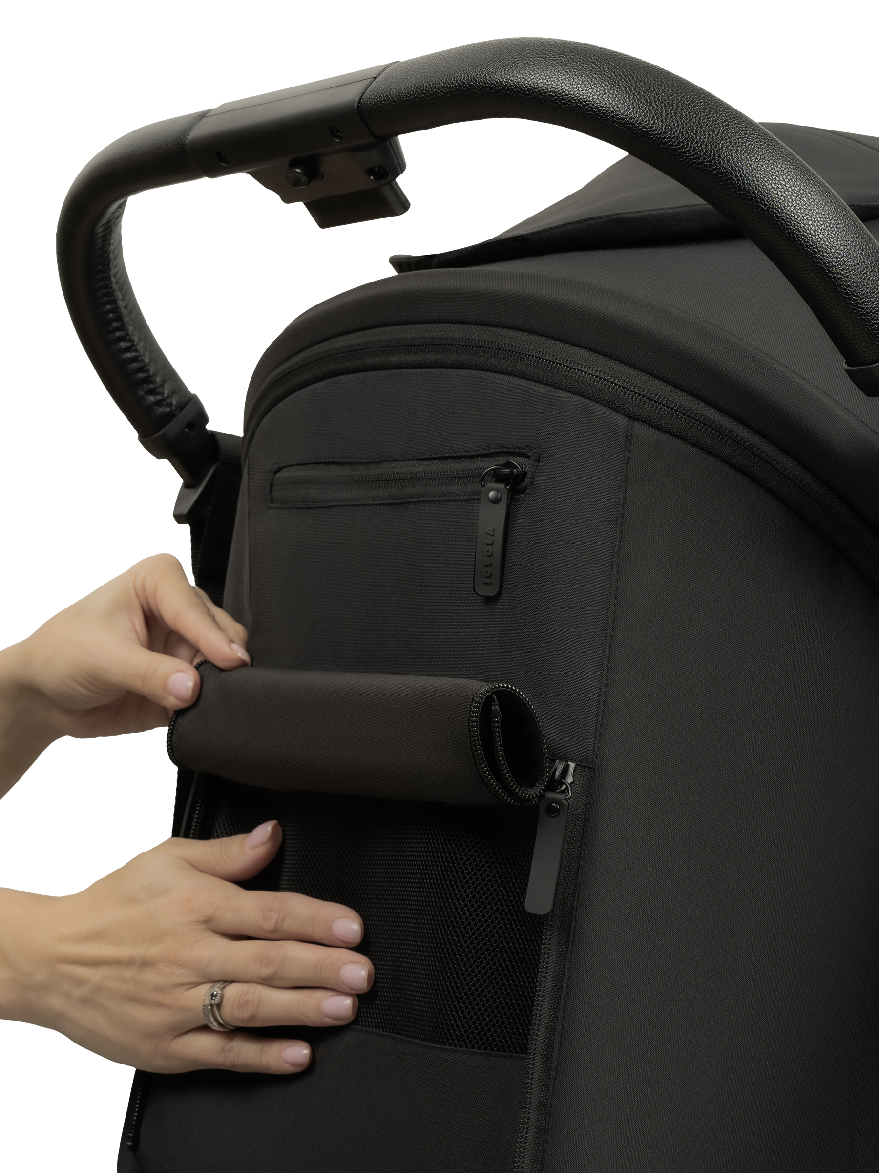 Коляска прогулочная JOVOLA Storm черный - фото 38