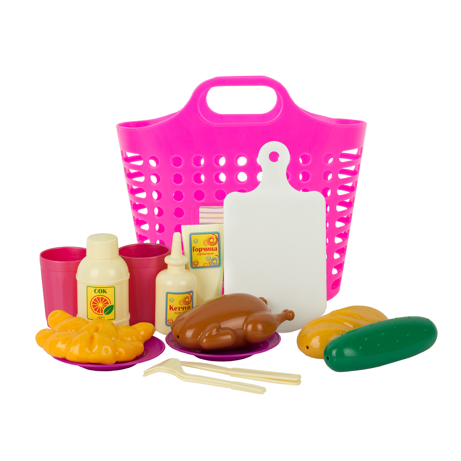 Игровой набор СТРОМ продукты, тележки и корзинки - фото 8