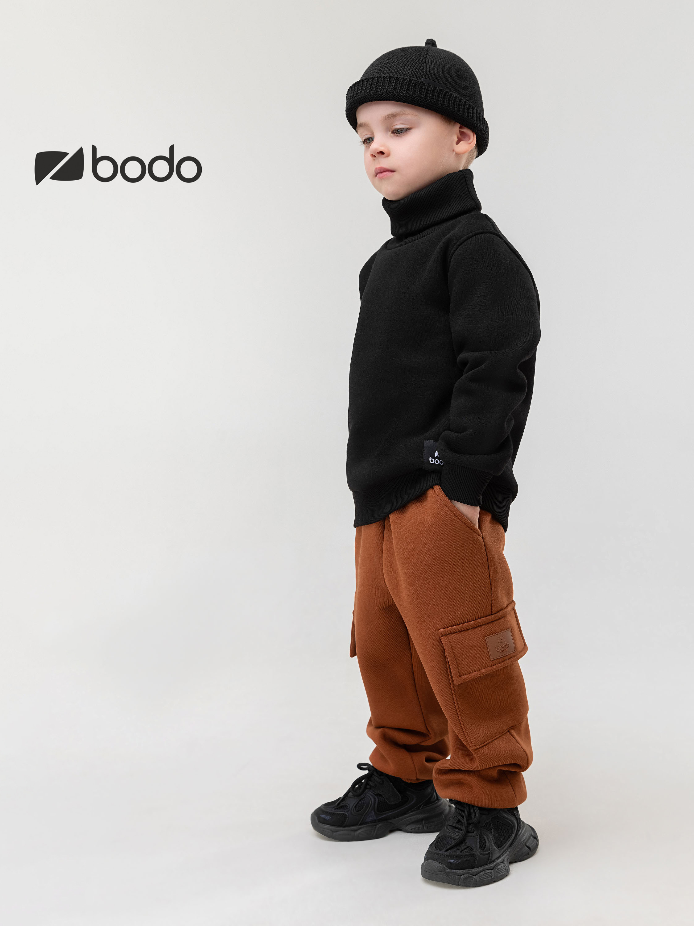 Брюки спортивные Bodo 6-471МU_коричневый - фото 2