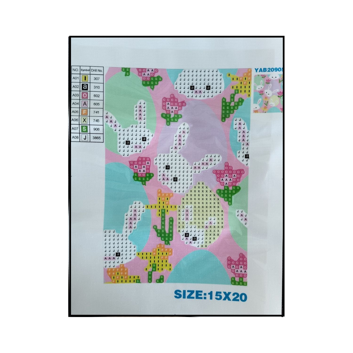 Алмазная мозаика Seichi Зайчики - фото 3