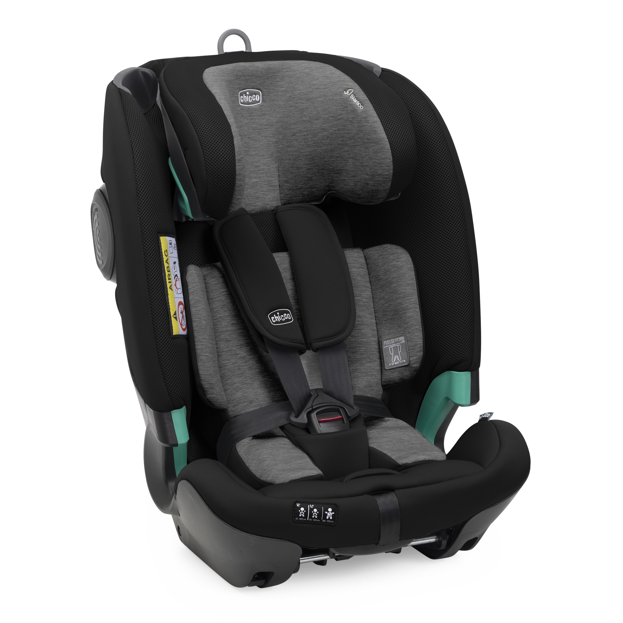 Автокресло Chicco FULLSEAT 360 Группа 0/1/2/3 0+/1/2/3 (0-36 кг) черный - фото 1